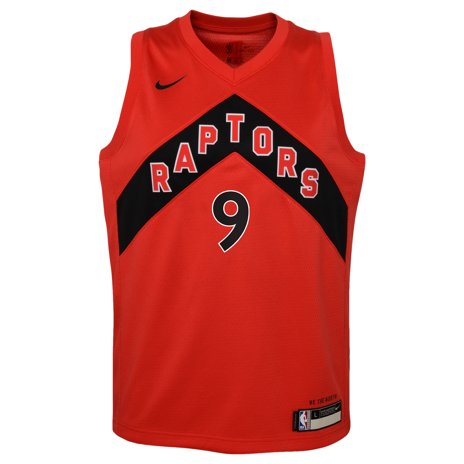 RJ Barrett Toronto Raptors Icon Edition Swingman Jersey - Red - Youth