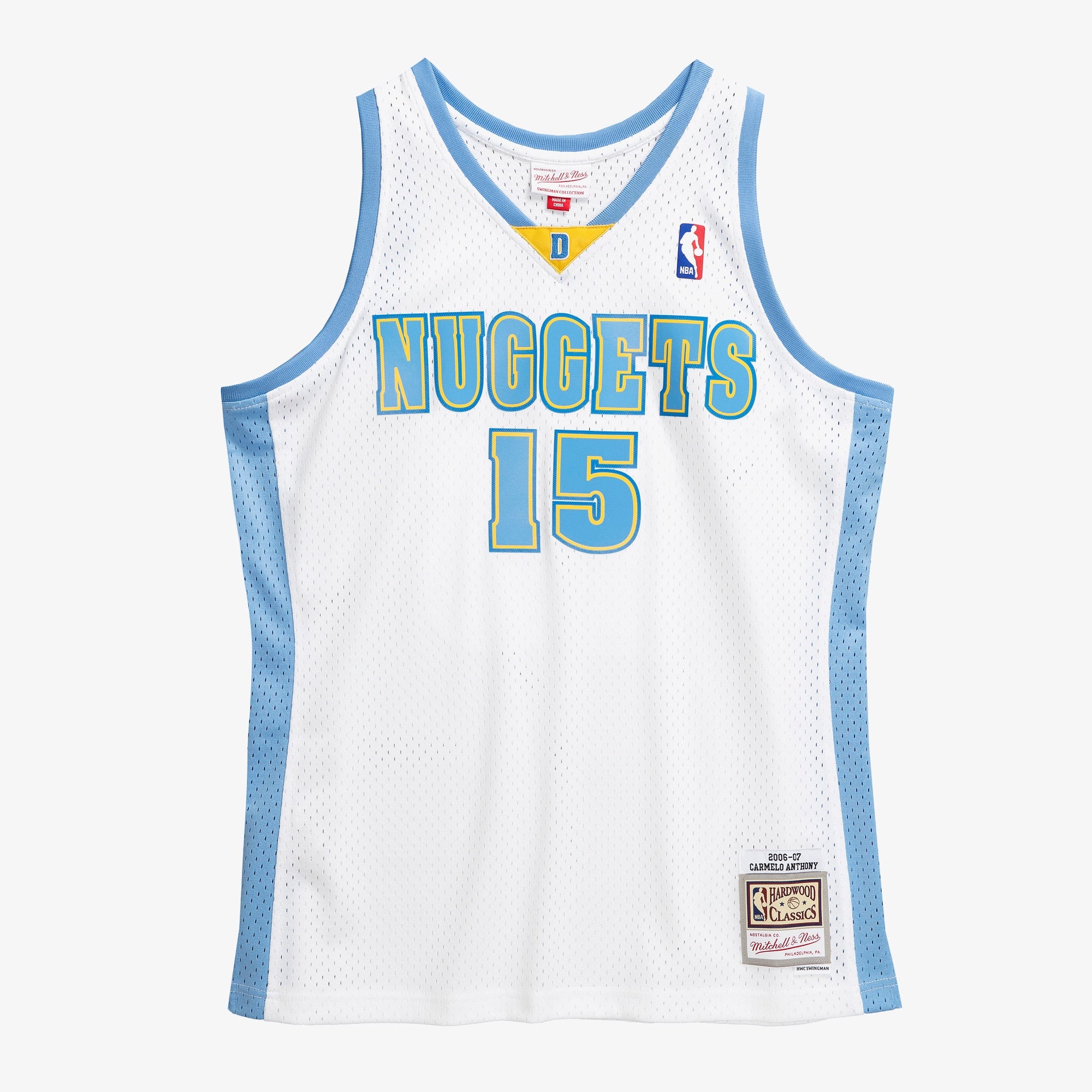 Carmelo Anthony Denver Nuggets 2006 Authentic Swingman Jersey - White