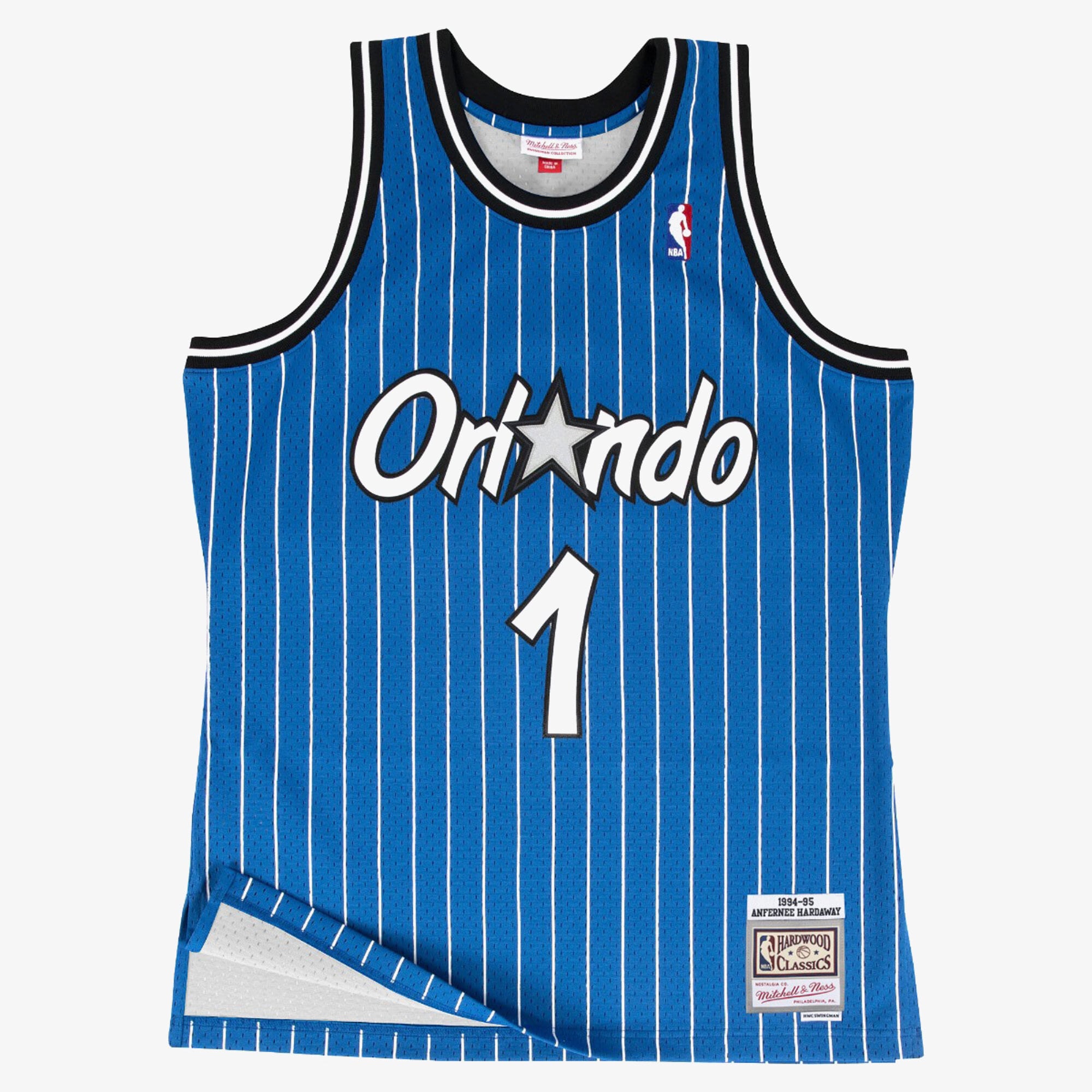 Anfernee Hardaway Orlando Magic 1994-95 Swingman Road Jersey