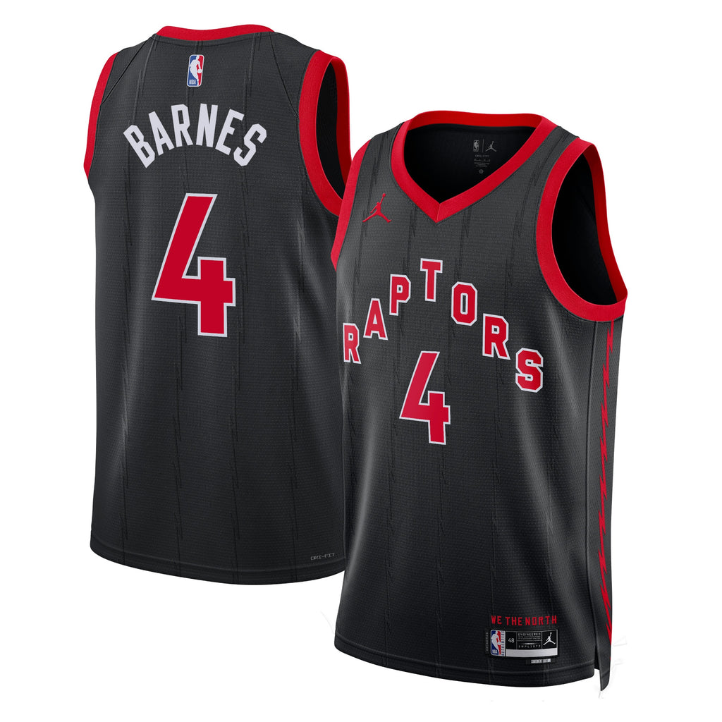 Scottie Barnes Toronto Raptors Statement Edition Swingman Jersey - Black - Unisex