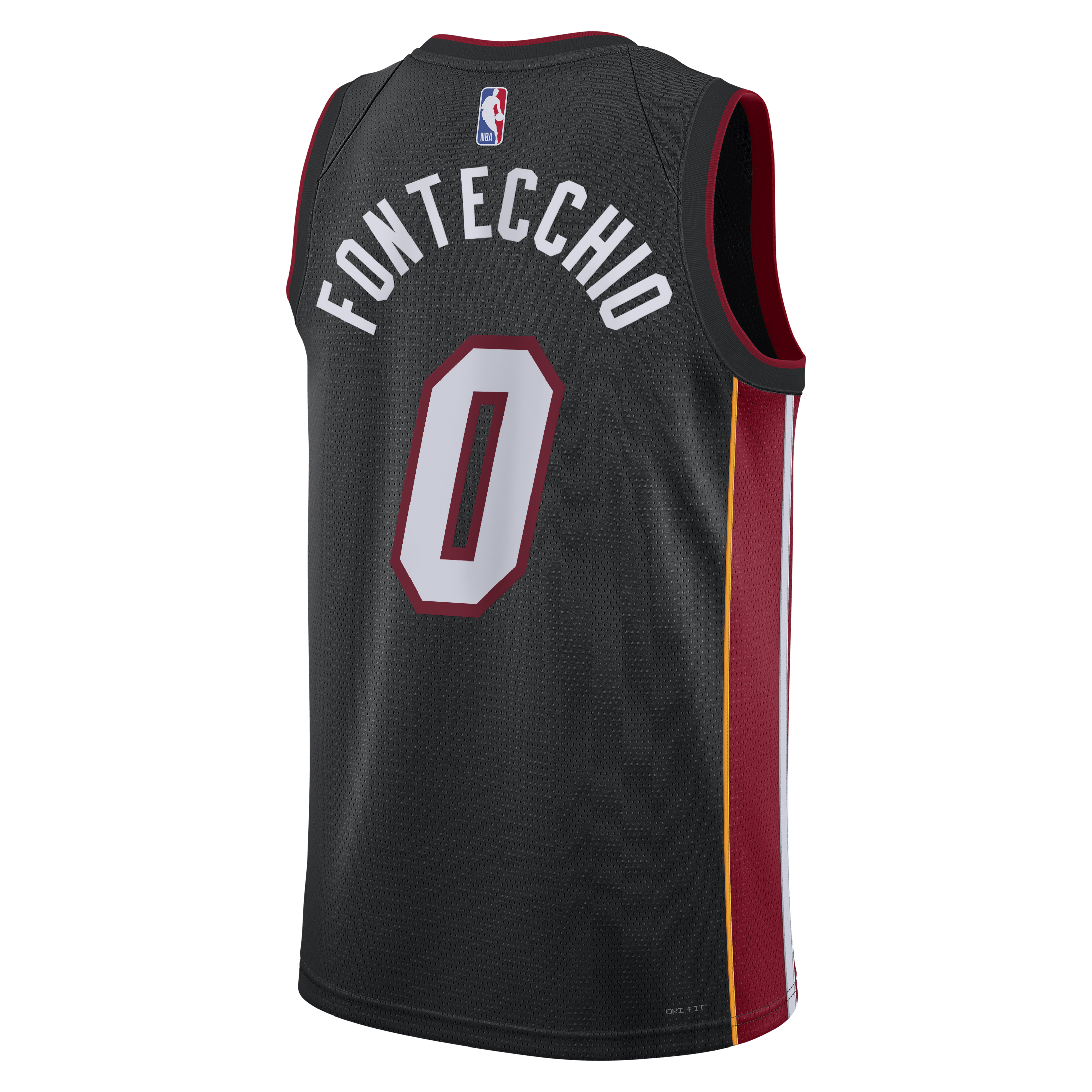 Simone Fontecchio Miami Heat Icon Edition Swingman Jersey - Black - Unisex