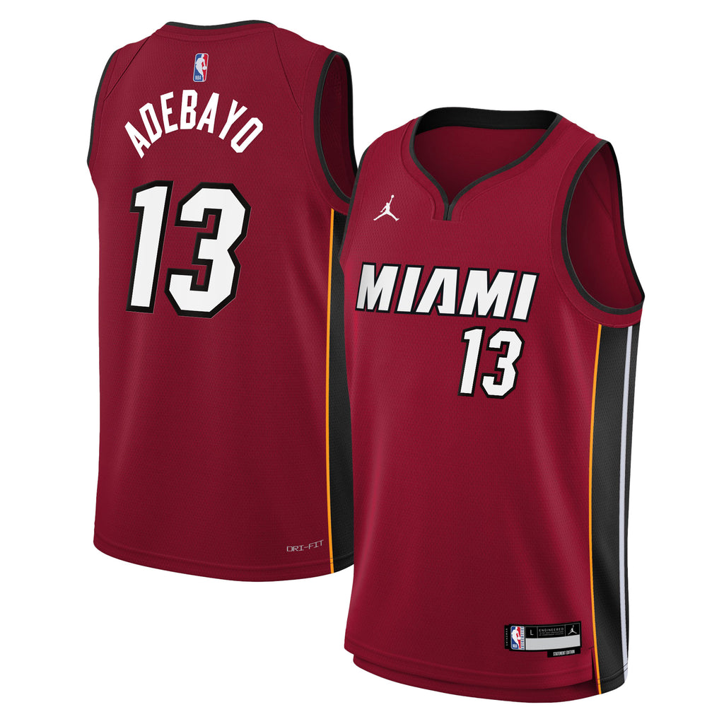 Bam Adebayo Miami Heat Statement Edition Swingman Jersey - Red - Youth
