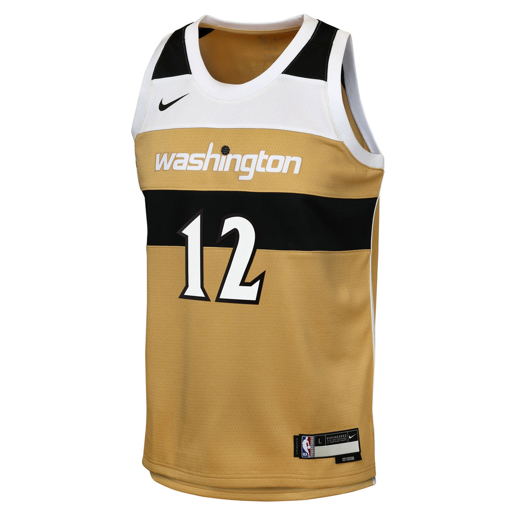 Tre Johnson III Washington Wizards 2025/26 City Edition Swingman Jersey - Tan - Youth