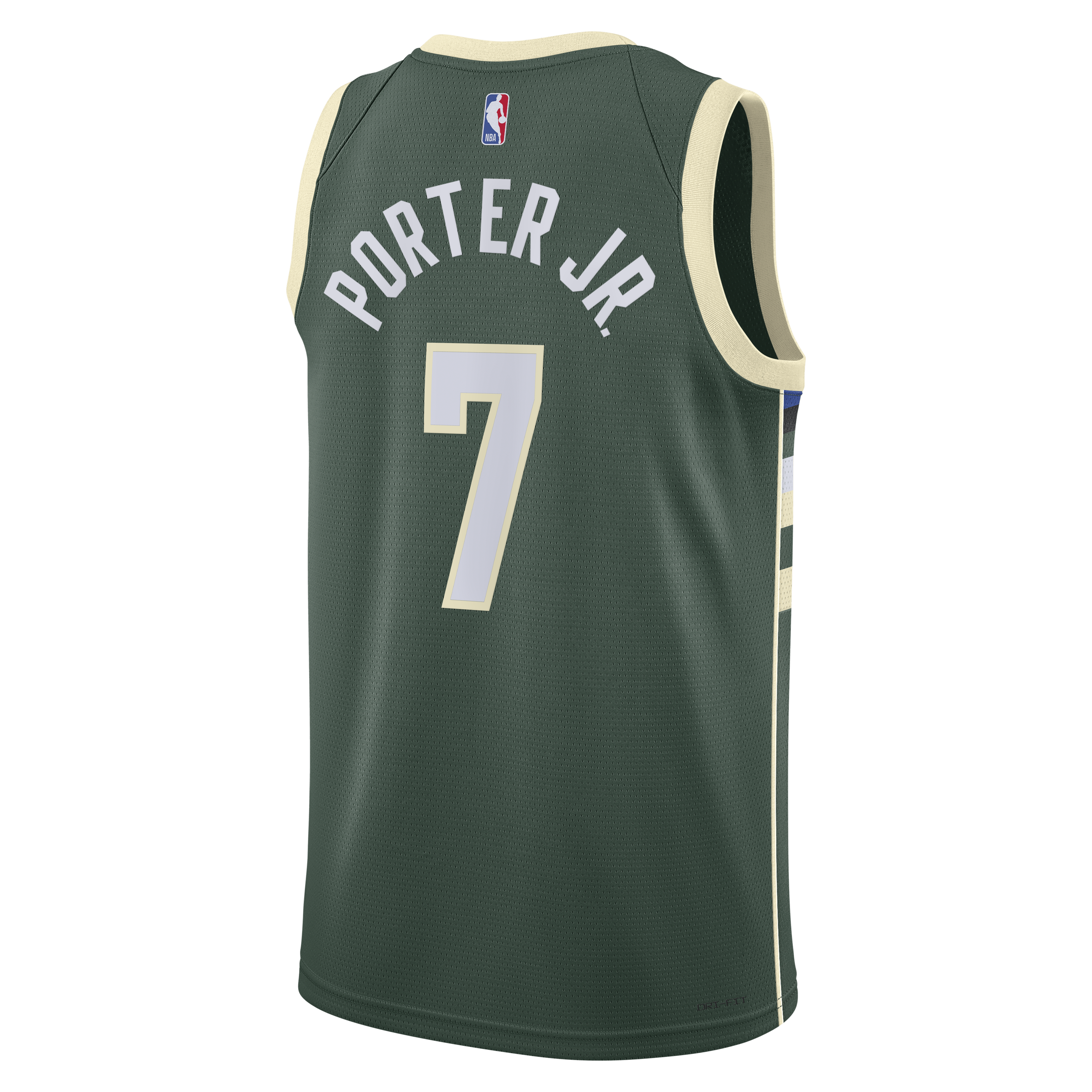 Kevin Porter Jr. Milwaukee Bucks Icon Edition Swingman Jersey - Hunter Green - Unisex