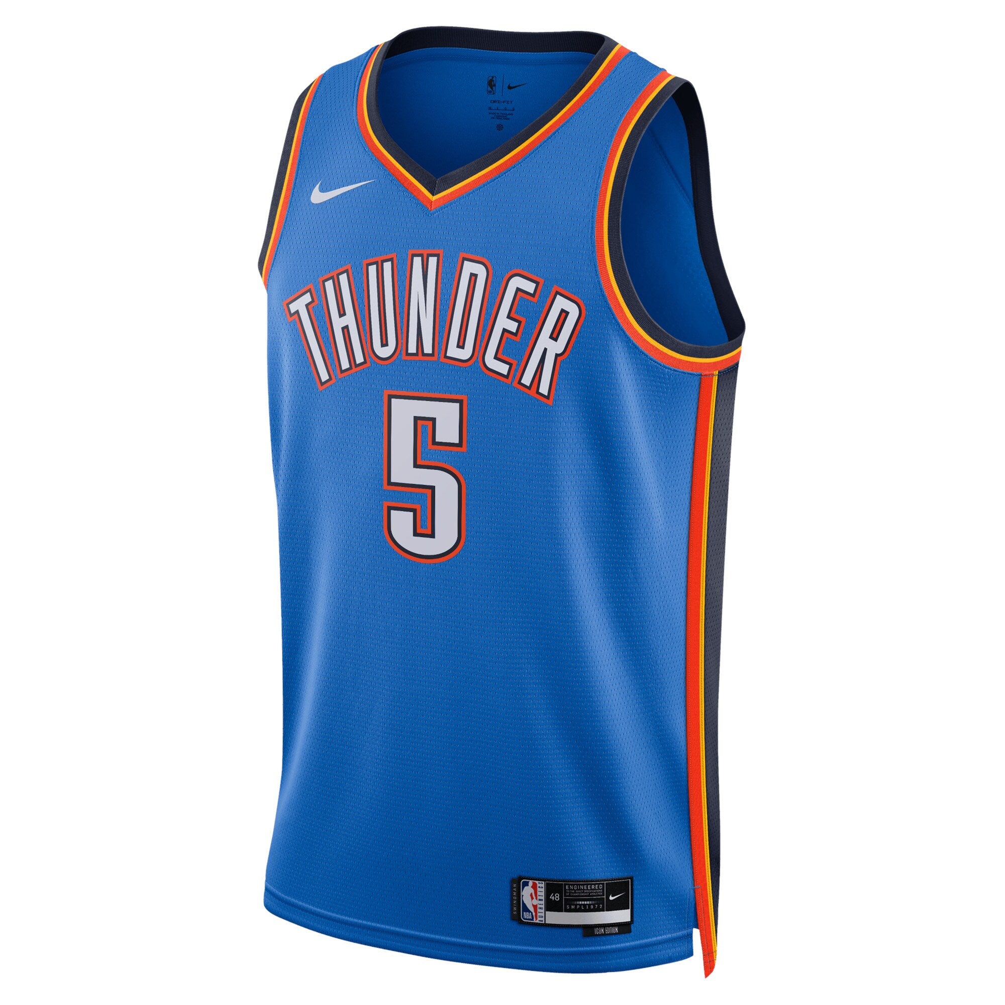 Luguentz Dort Oklahoma City Thunder Icon Edition Swingman Jersey - Blue - Unisex