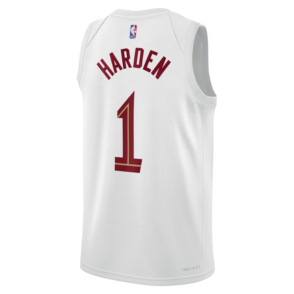 James Harden Cleveland Cavaliers Association Edition Swingman Jersey - White - Youth