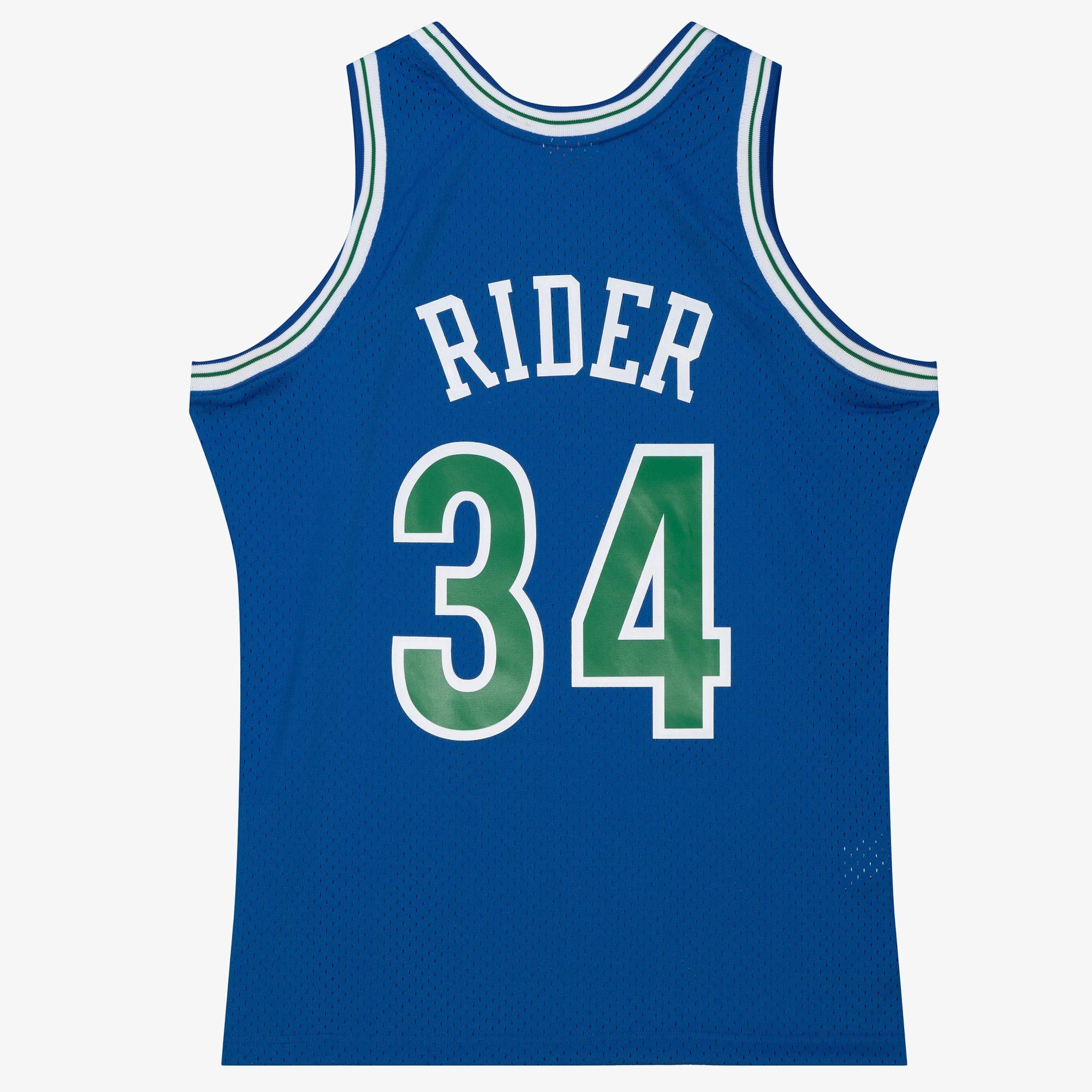 Isaiah Rider Jr Minnesota Timberwolves 1993 Dark Authentic Jersey - Midnight Blue