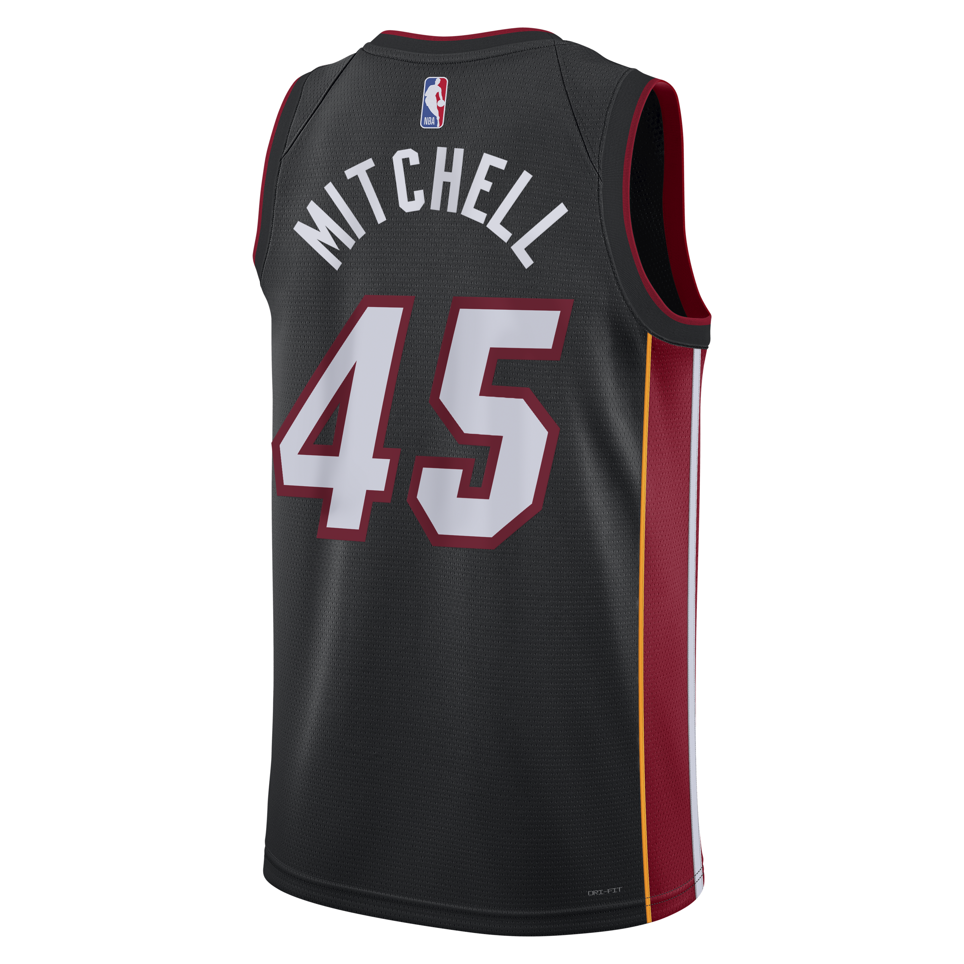 Davion Mitchell Miami Heat Icon Edition Swingman Jersey - Black - Unisex
