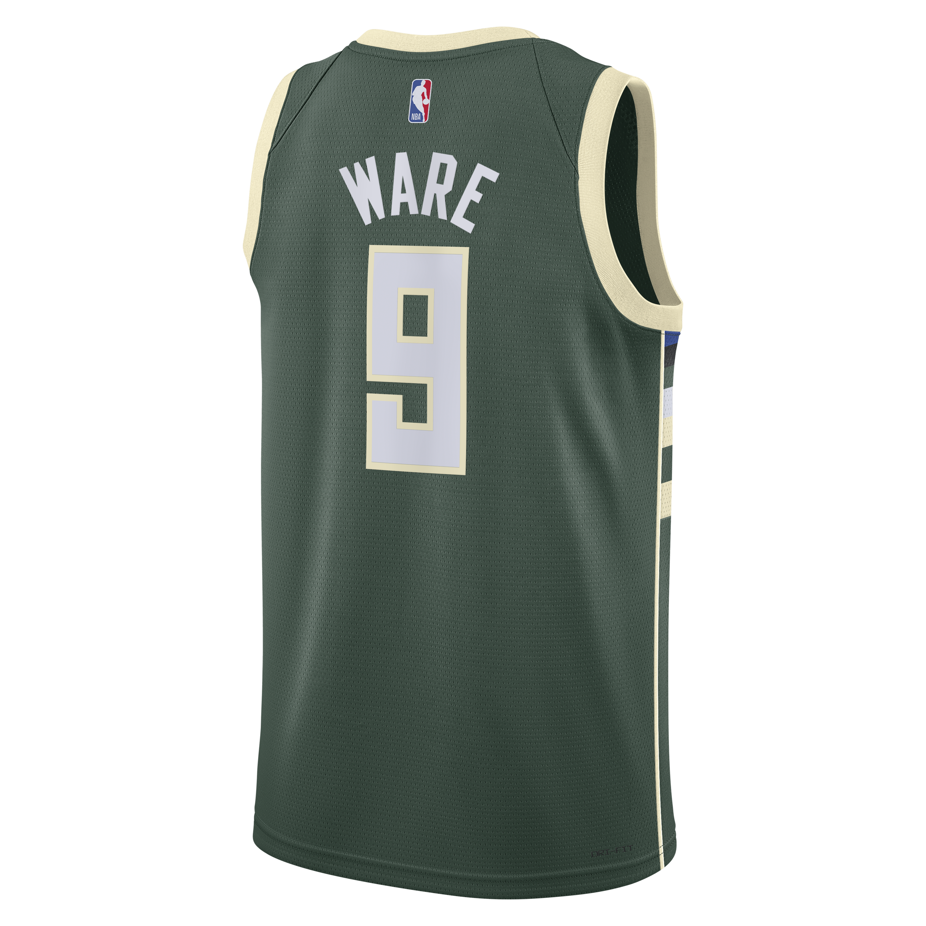 Kel'el Ware Milwaukee Bucks Icon Edition Swingman Jersey - White - Unisex