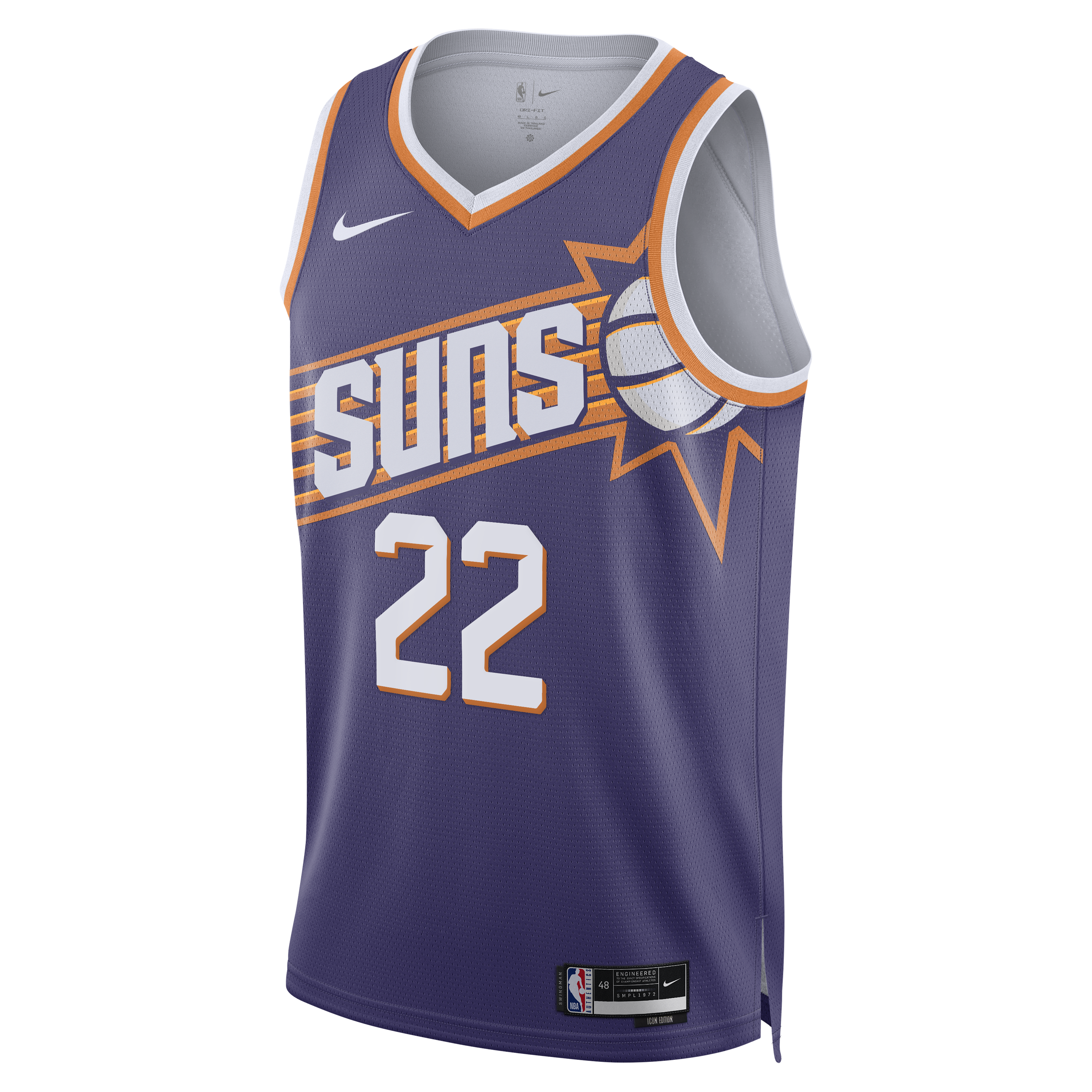 Miles Bridges Phoenix Suns Icon Edition Swingman Jersey - Purple - Unisex