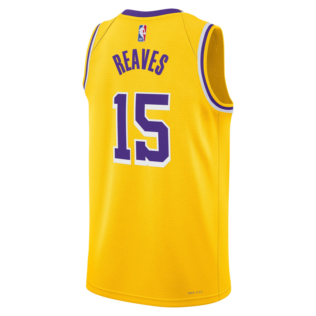 Austin Reaves Los Angeles Lakers Icon Edition Swingman Jersey - Gold - Youth