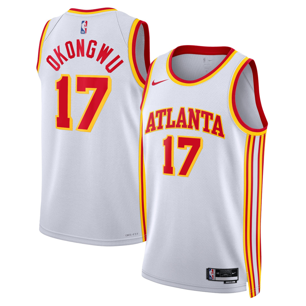 Onyeka Okongwu Atlanta Hawks Association Edition Swingman Jersey - White - Unisex