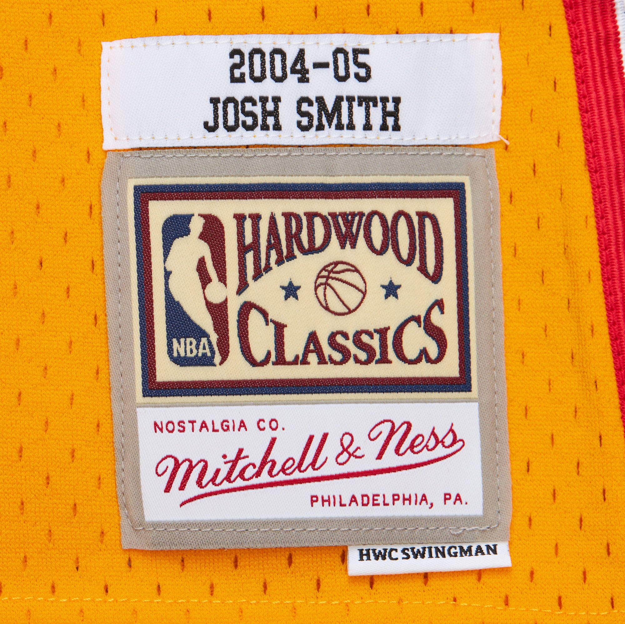 Josh Smith Atlanta Hawks 2004 Authentic Alternate Jersey - Yellow