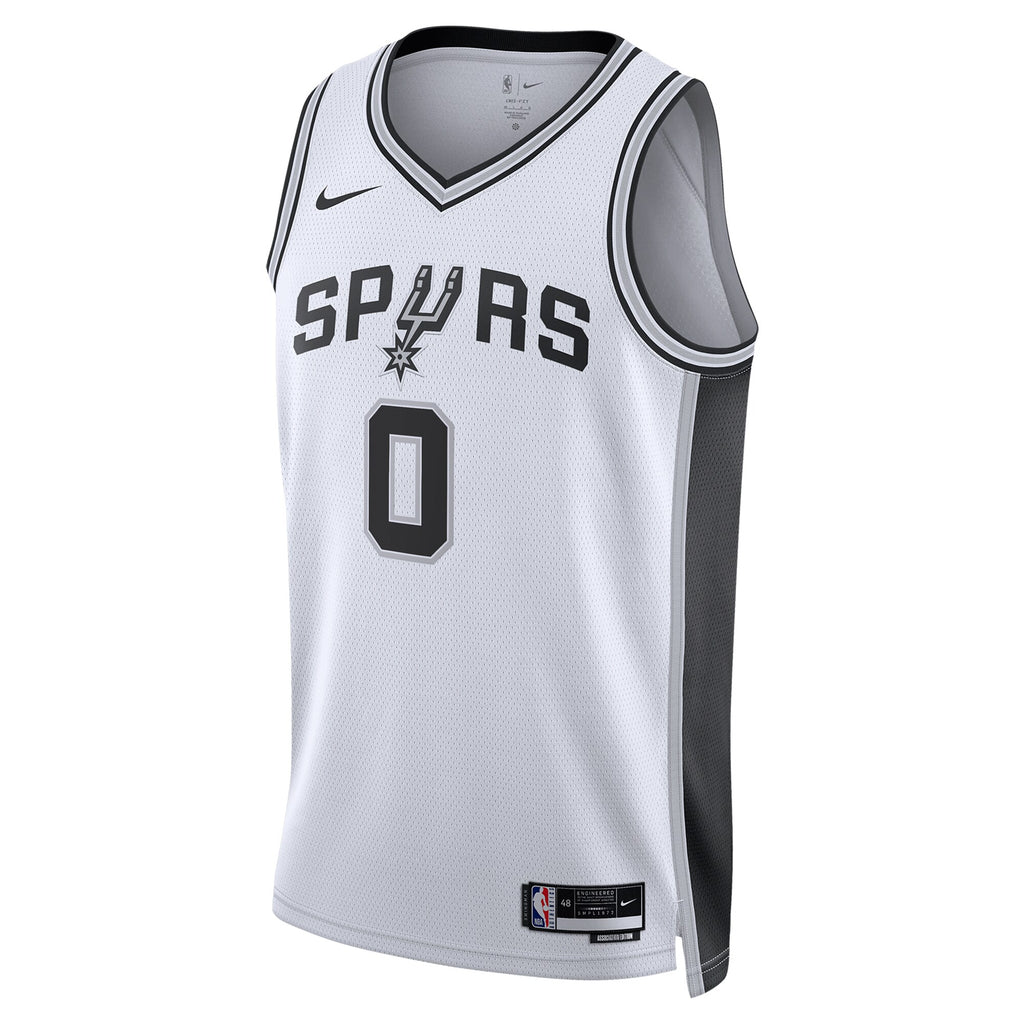 Keldon Johnson San Antonio Spurs Association Edition Swingman Jersey - White - Unisex