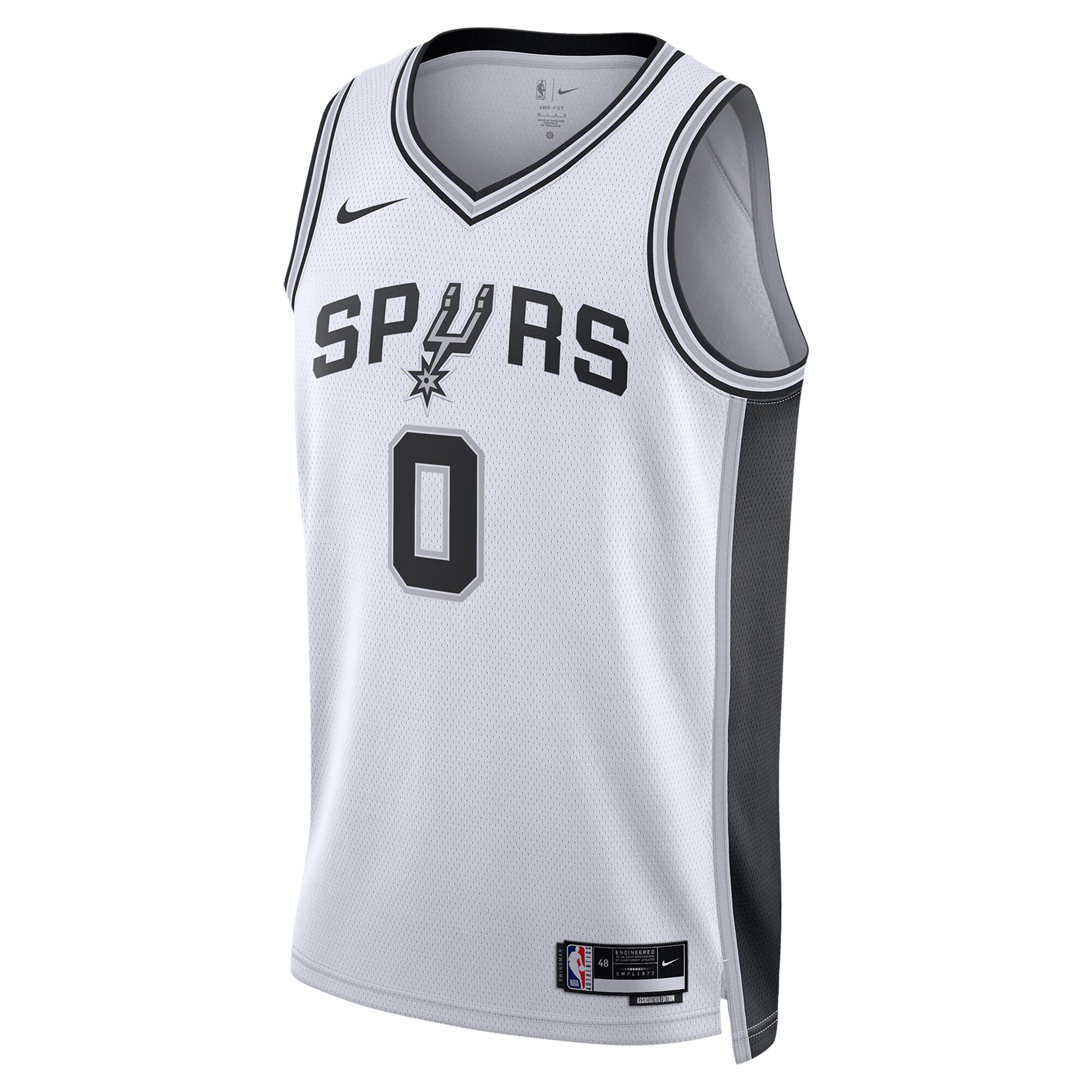 Keldon Johnson San Antonio Spurs Association Edition Swingman Jersey - White - Unisex
