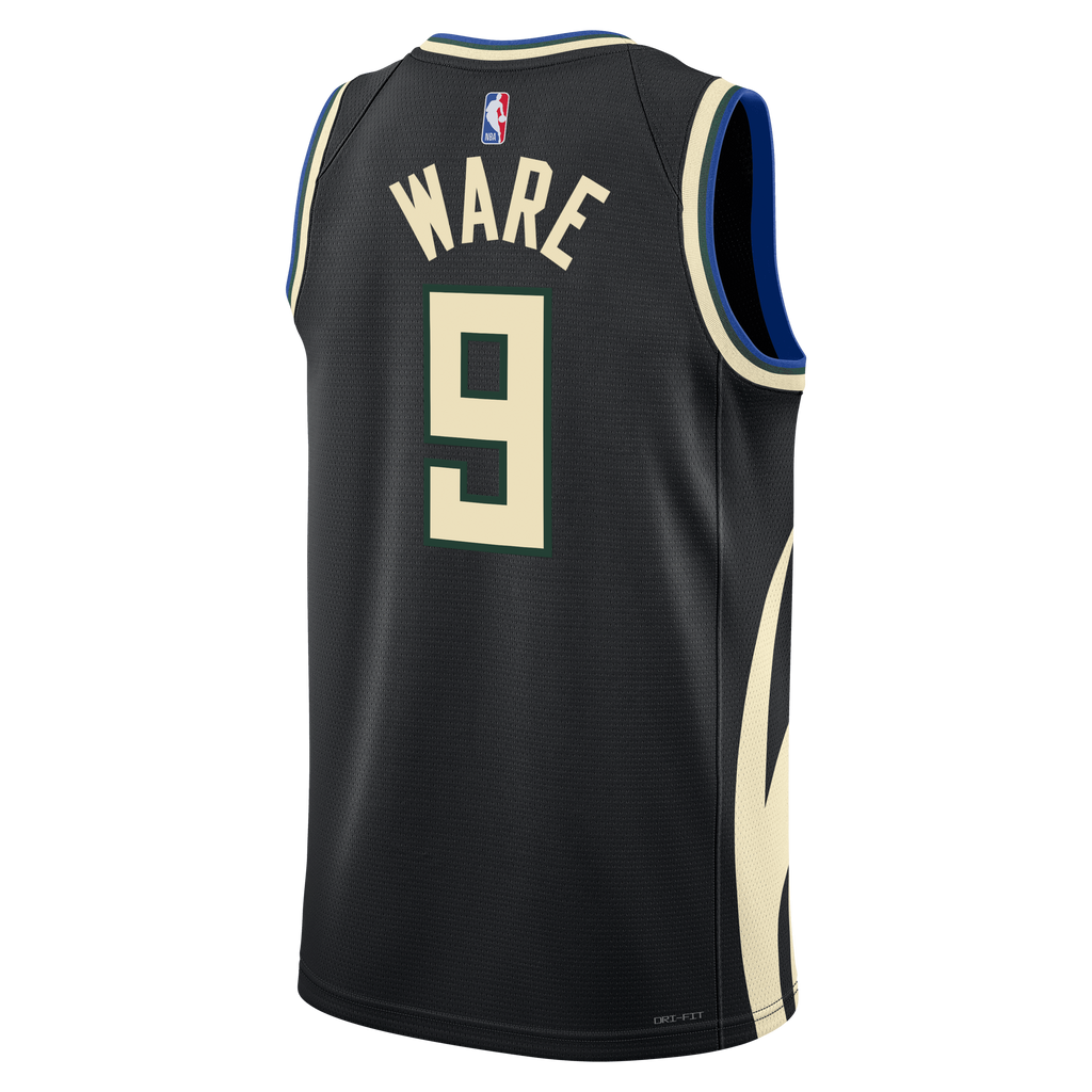 Kel'el Ware Milwaukee Bucks Statement Edition Swingman Jersey - Hunter Green - Unisex