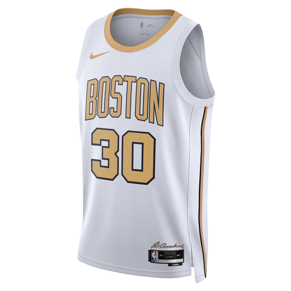 Sam Hauser Boston Celtics 2025/26 City Edition Swingman Jersey - White - Unisex