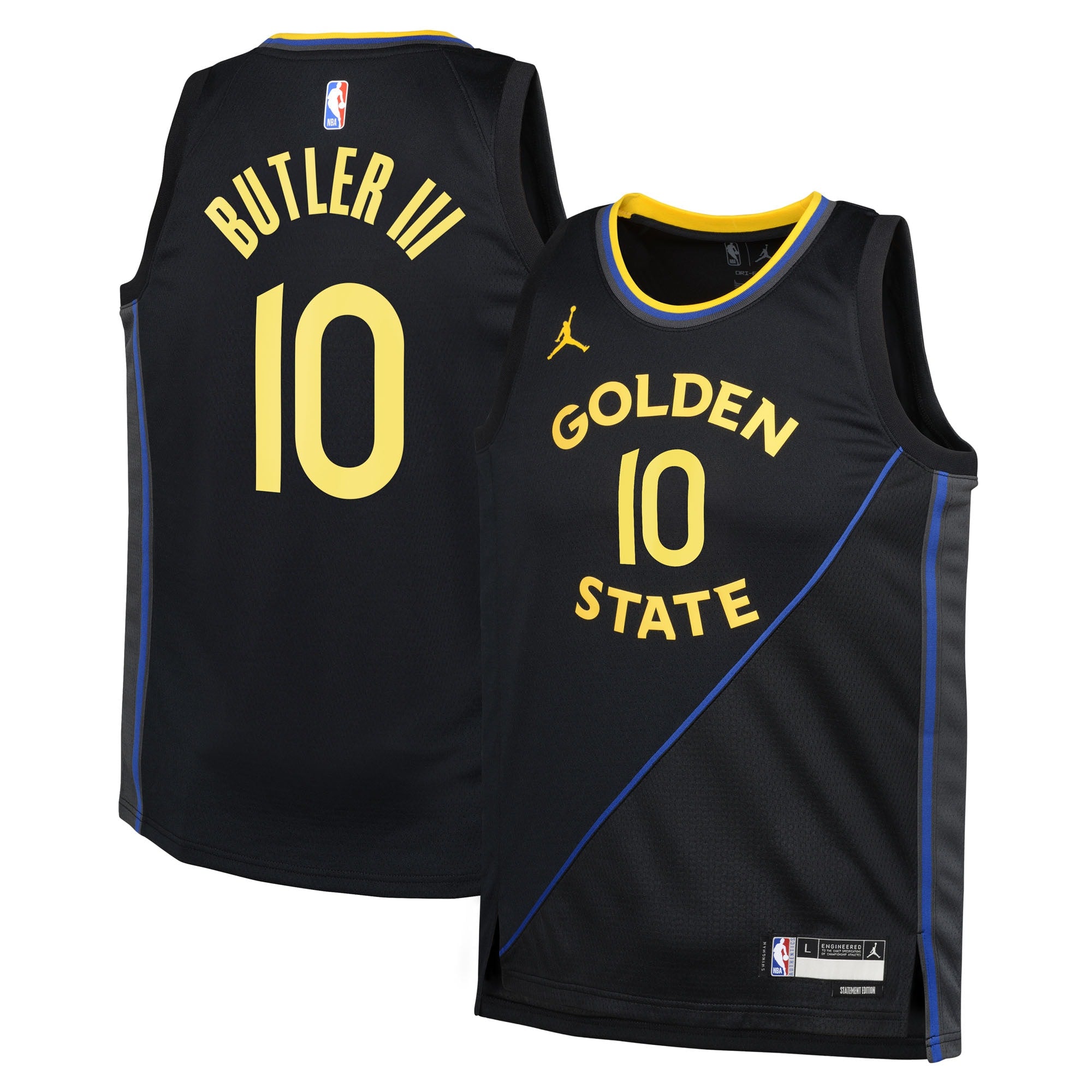 Jimmy Butler III Golden State Warriors Statement Edition Swingman Jersey - Black - Youth