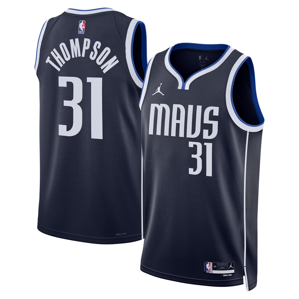 Klay Thompson Dallas Mavericks Statement Edition Swingman Jersey - Navy - Unisex