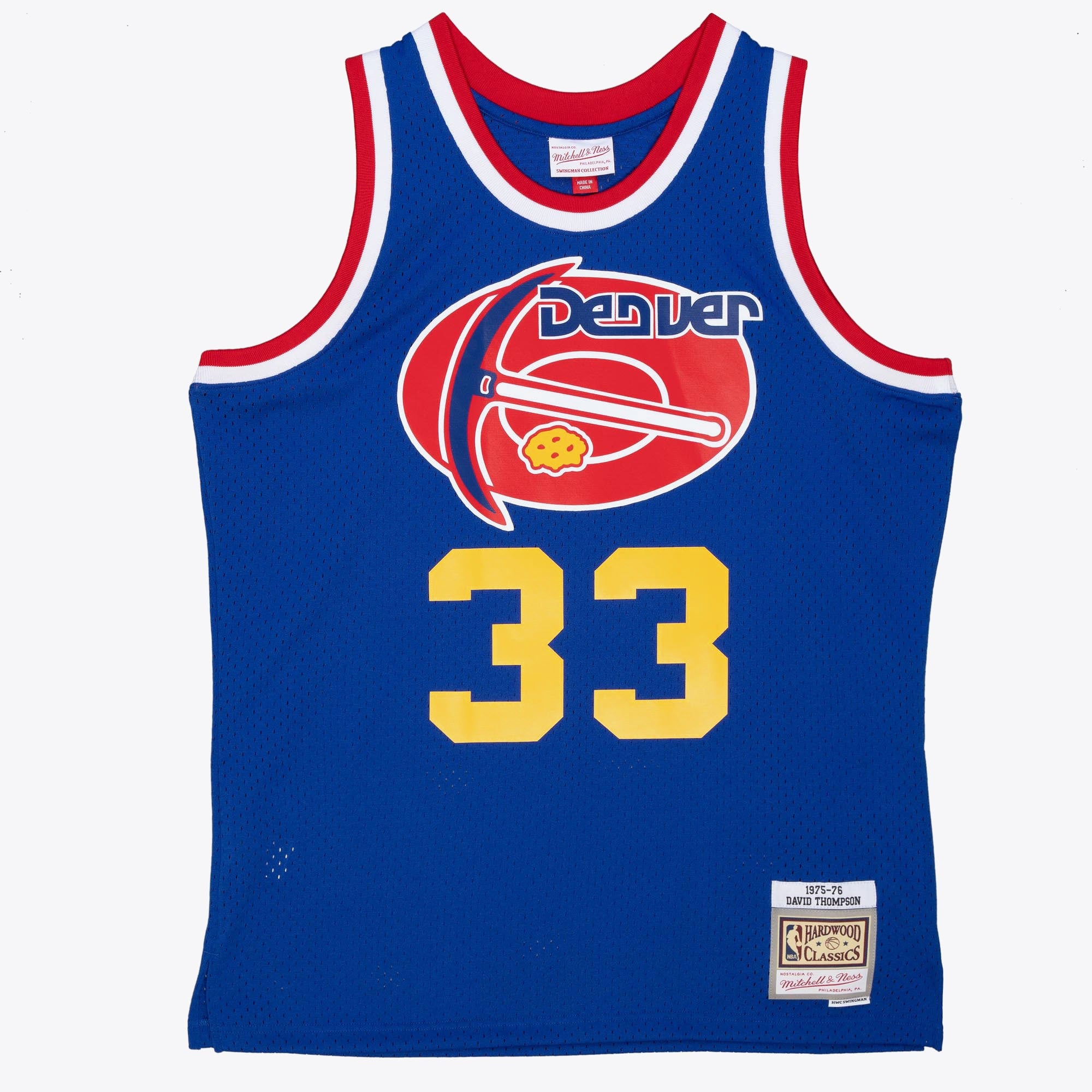 David Thompson Denver Nuggets 1975 Dark Authentic Jersey - Royal Blue