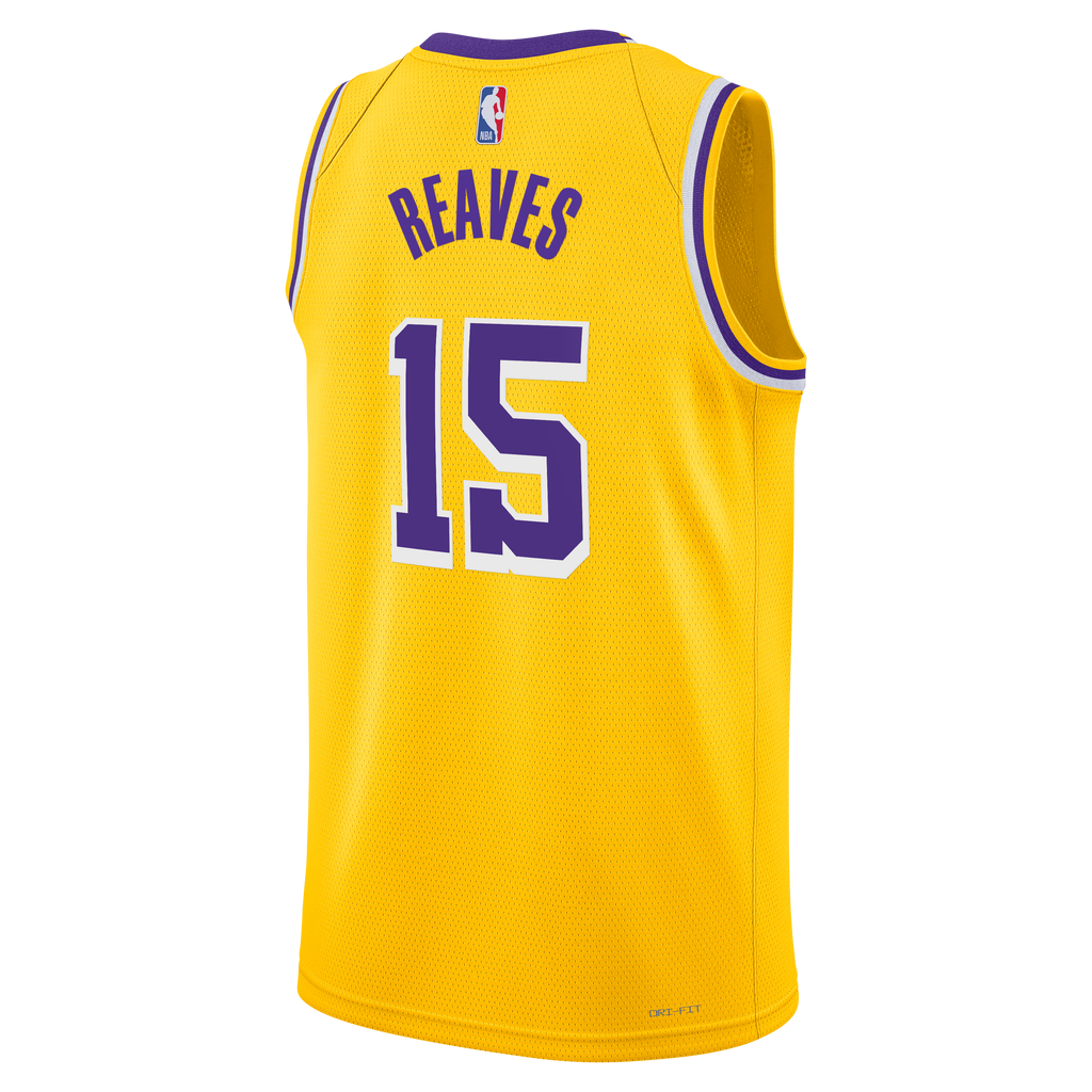 Austin Reaves Los Angeles Lakers Icon Edition Swingman Jersey - Gold - Unisex