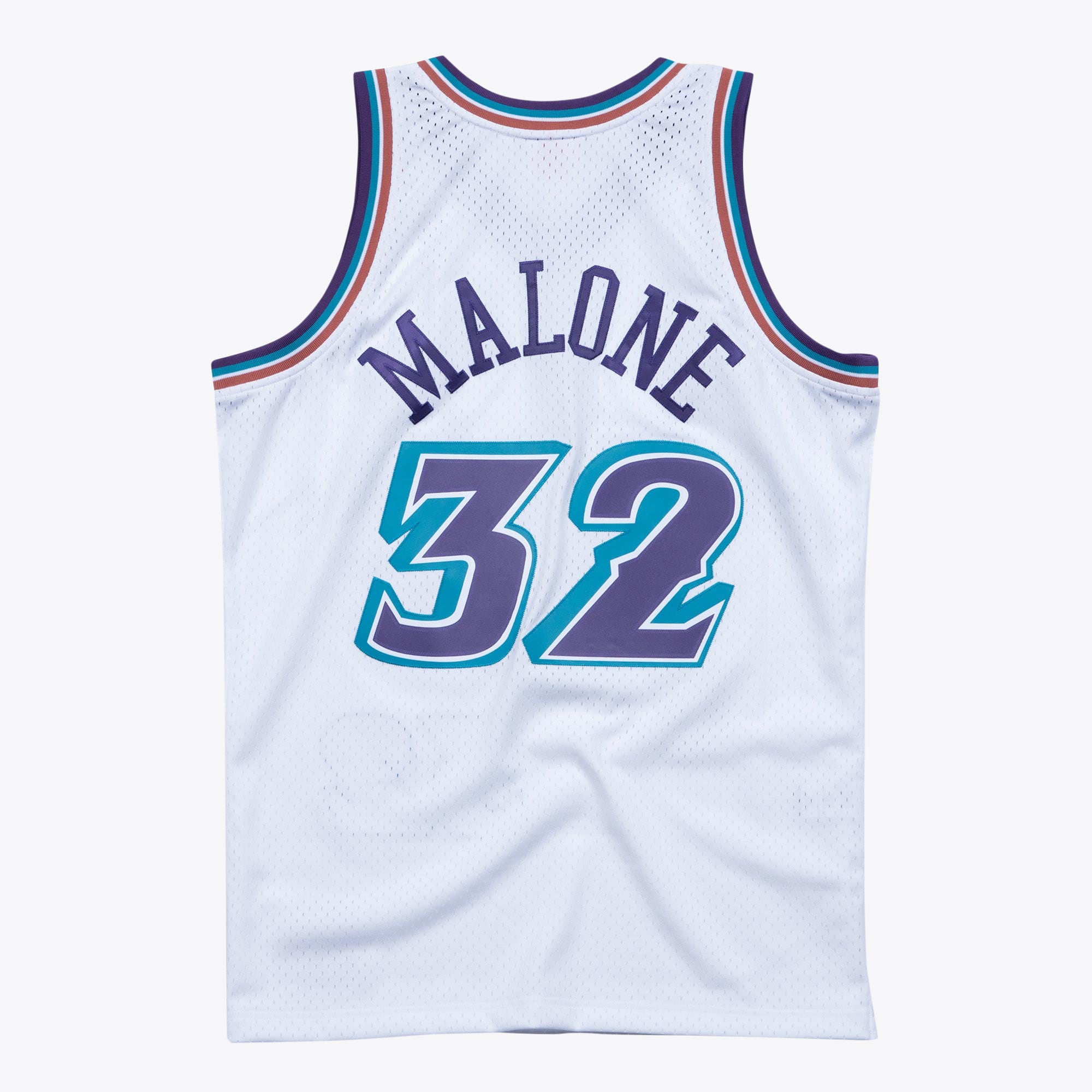 Karl Malone Utah Jazz 1996 Hardwood Classics Swingman Jersey - White - Mens