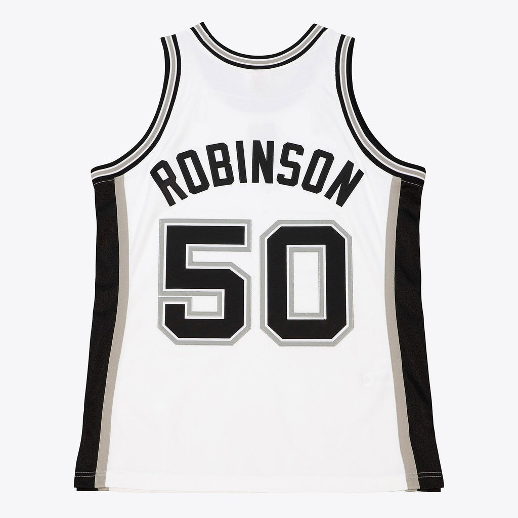 David Robinson San Antonio Spurs 2002 Finals Authentic Home Jersey - White