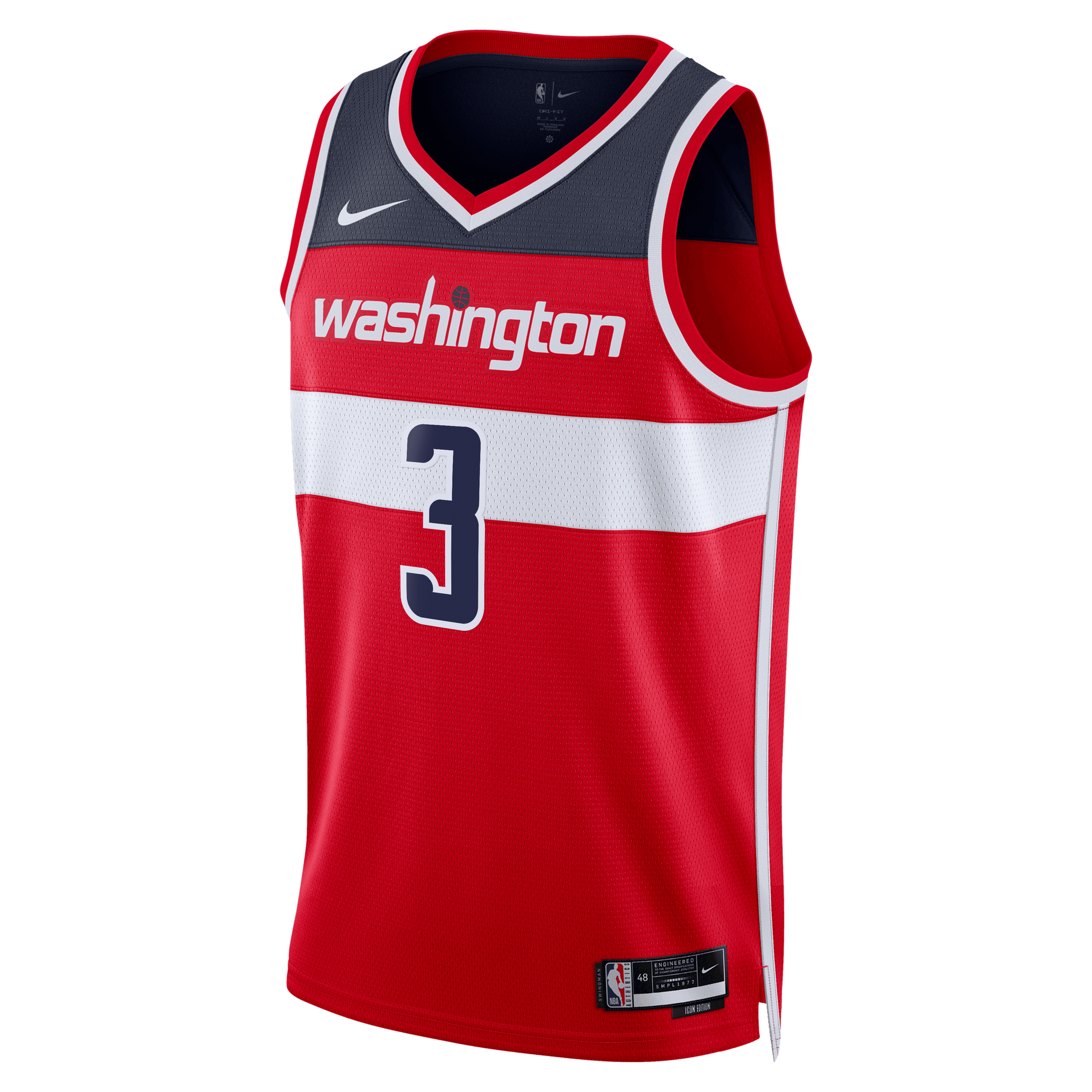 Trae Young Washington Wizards Icon Edition Swingman Jersey - Red - Unisex