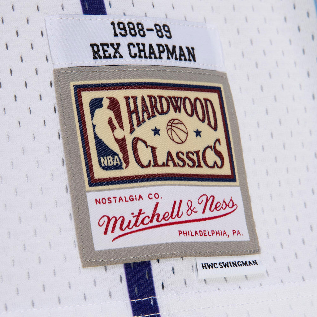 Rex Chapman Charlotte Hornets 1988 Authentic Jersey - White