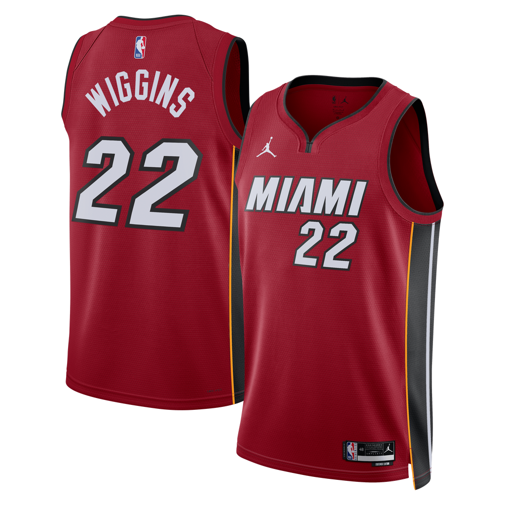 Andrew Wiggins Miami Heat Statement Edition Swingman Jersey - Red - Unisex