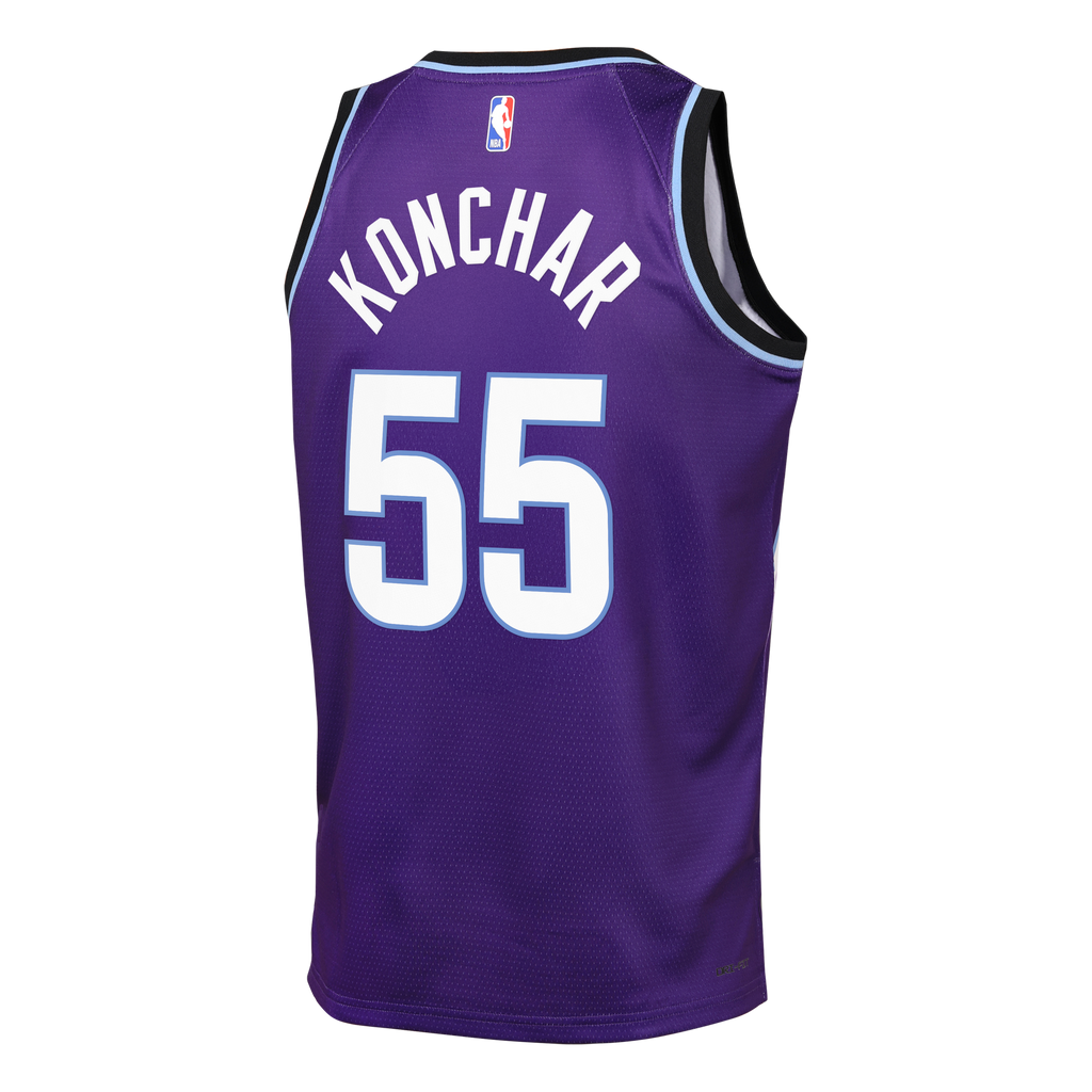 John Konchar Utah Jazz Icon Edition Replica Swingman Jersey - Purple - Youth