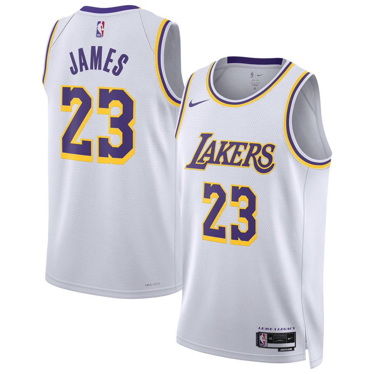 LeBron James Los Angeles Lakers Swingman Association Jersey - Unisex