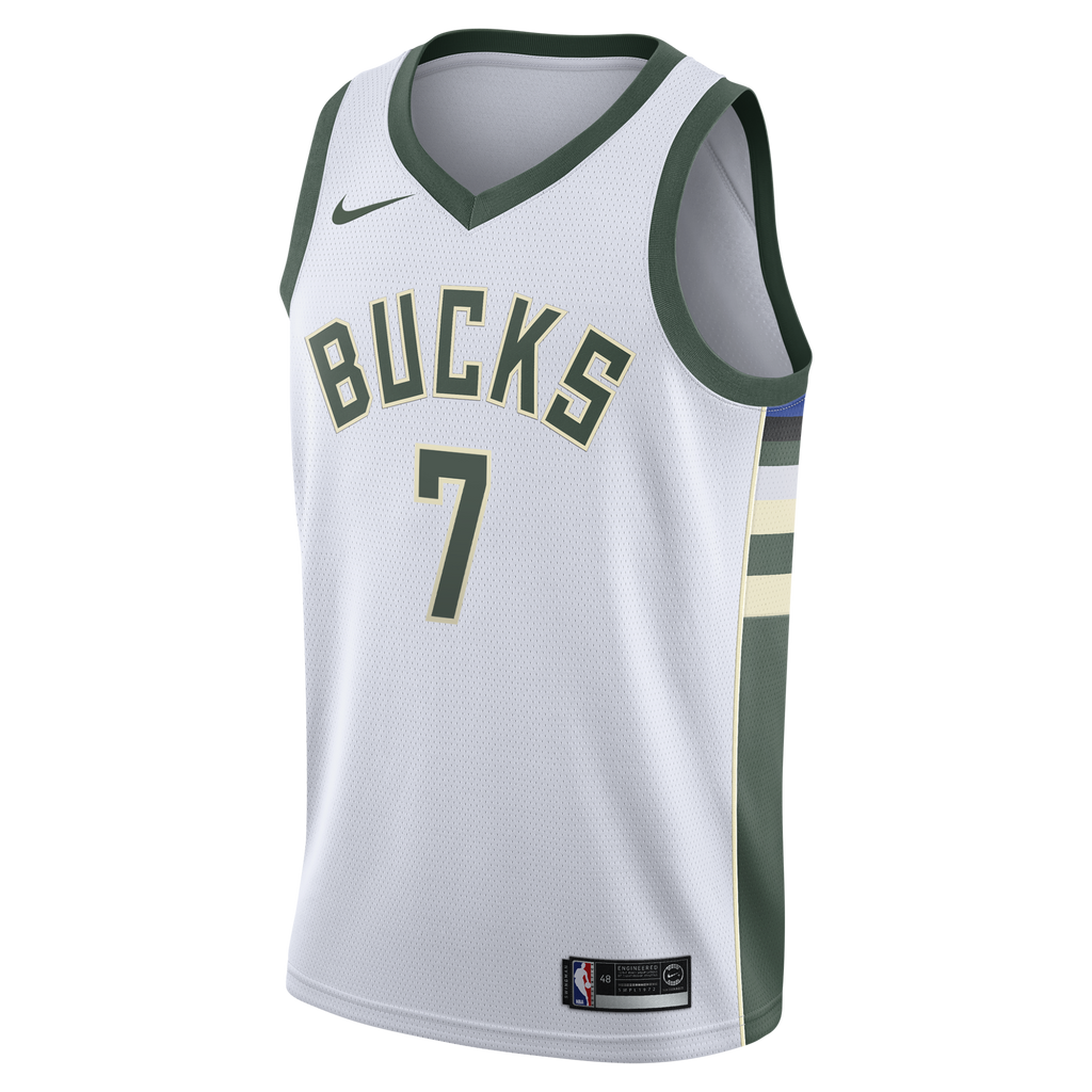 Kevin Porter Jr. Milwaukee Bucks Association Edition Swingman Jersey - White - Youth