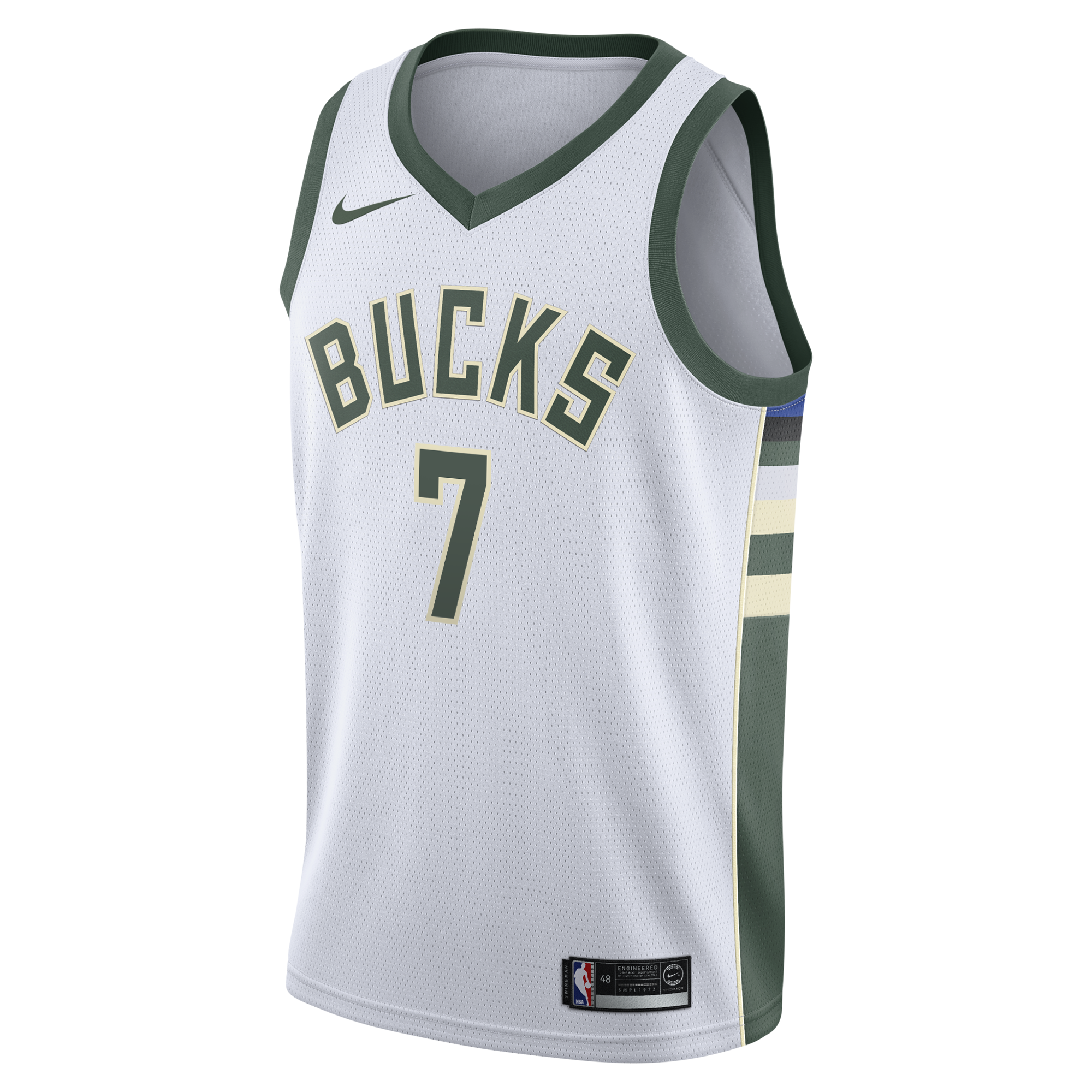 Kevin Porter Jr. Milwaukee Bucks Association Edition Swingman Jersey - White - Youth