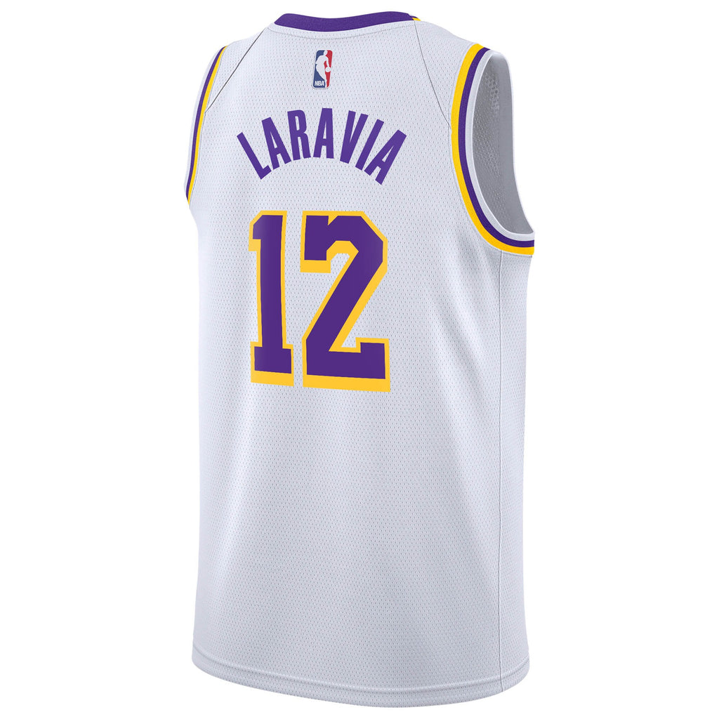 Jake LaRavia Los Angeles Lakers Association Edition Swingman Jersey - White - Youth