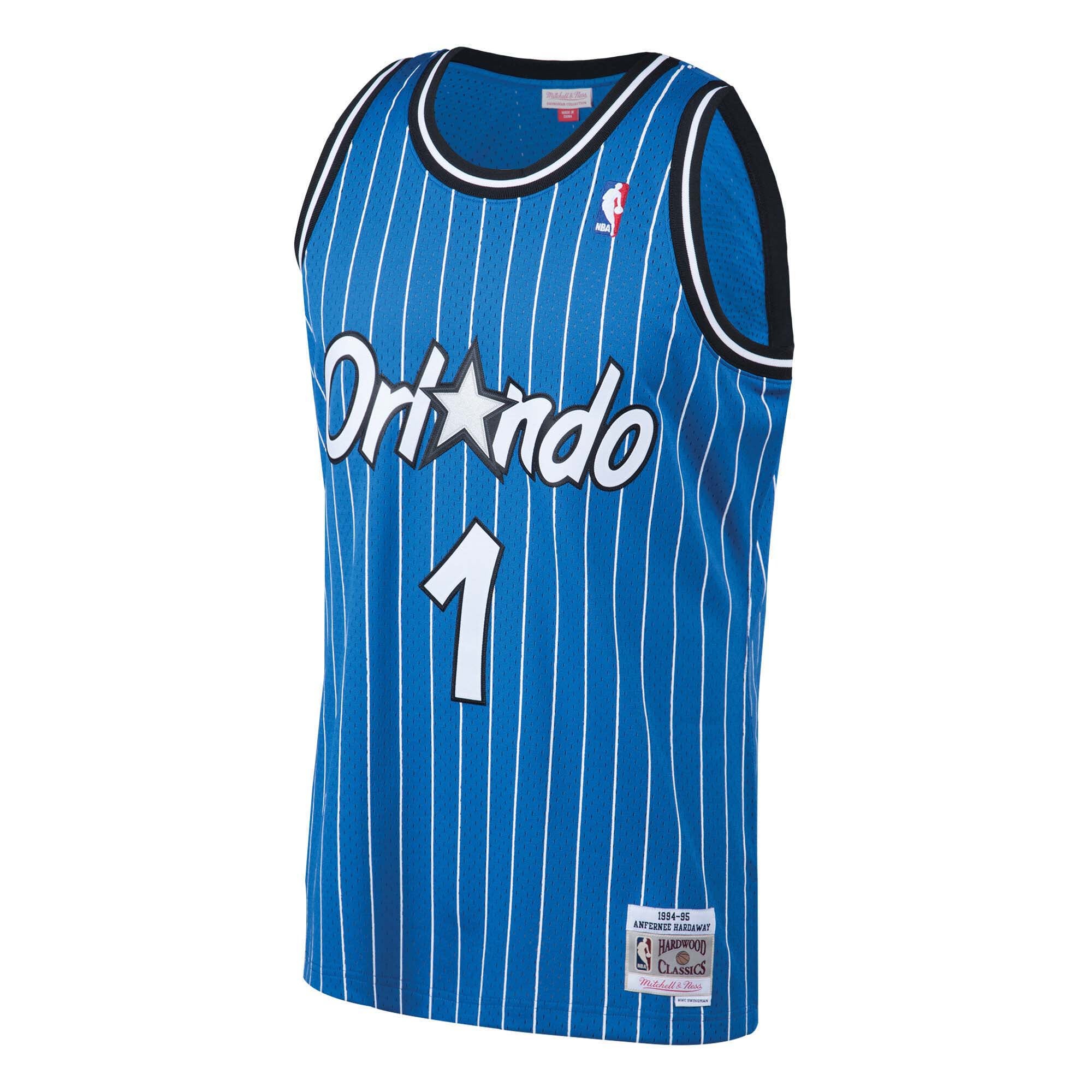 Anfernee Hardaway Orlando Magic Hardwood Classics Road Jersey - Mens