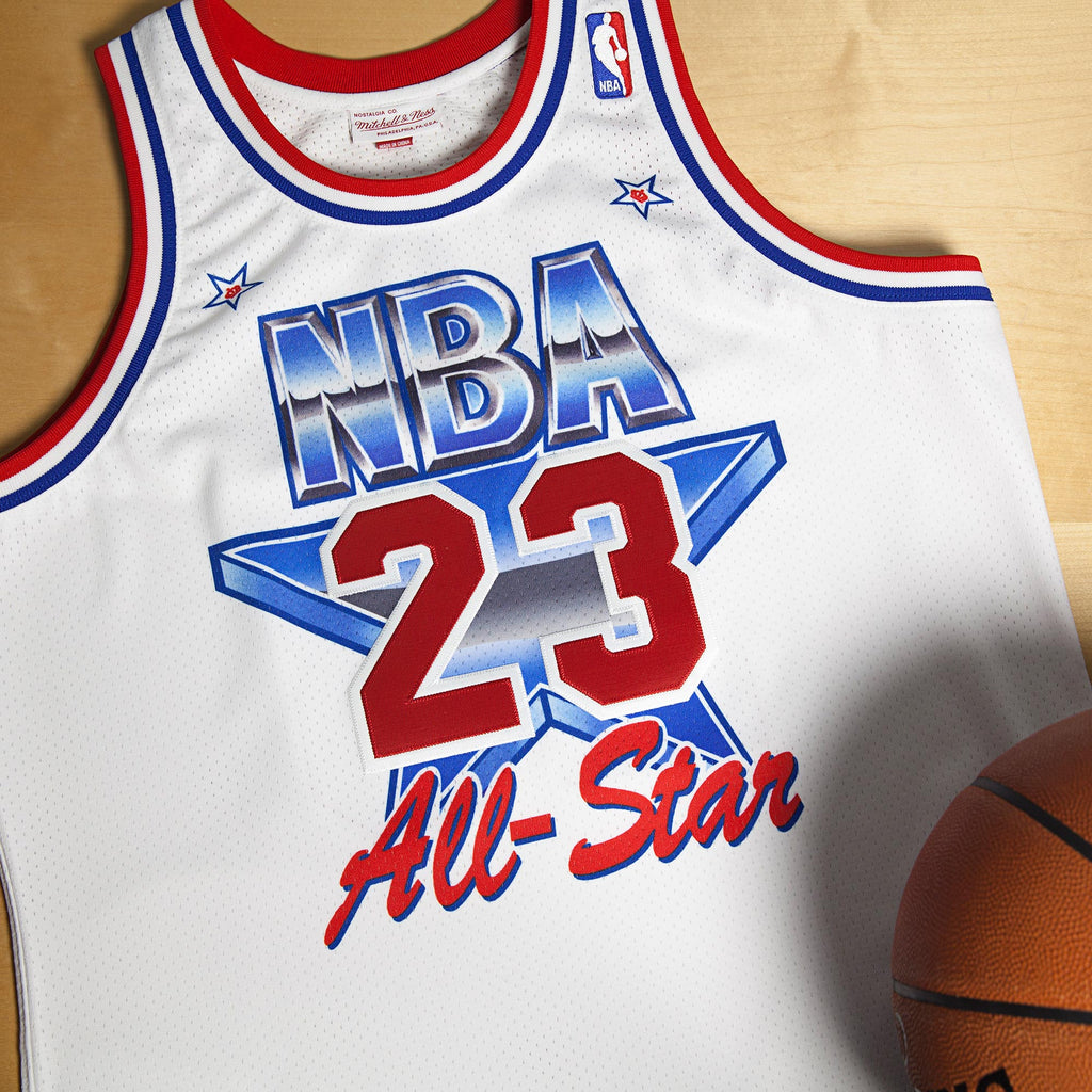 Michael Jordan Chicago Bulls 1991 All-Star East Authentic Jersey - White - Mens