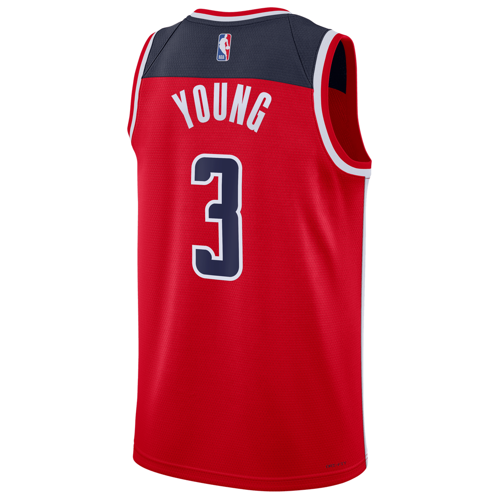 Trae Young Washington Wizards Icon Edition Swingman Jersey - Red - Unisex