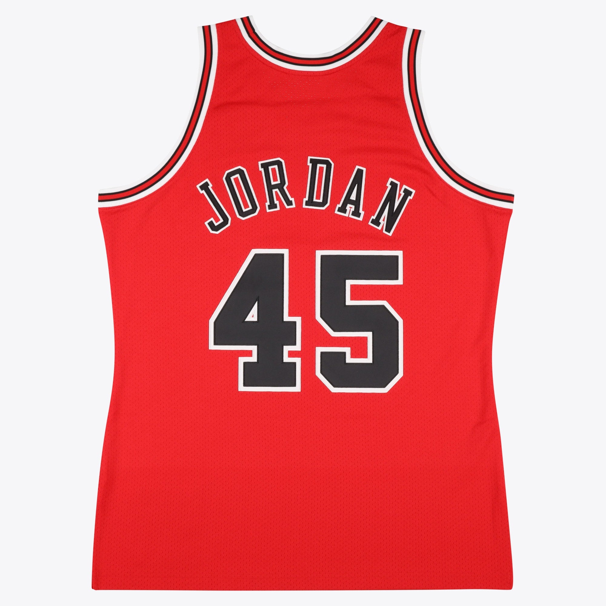 Michael Jordan Chicago Bulls 1994-95 Authentic Road Jersey - Red - Mens