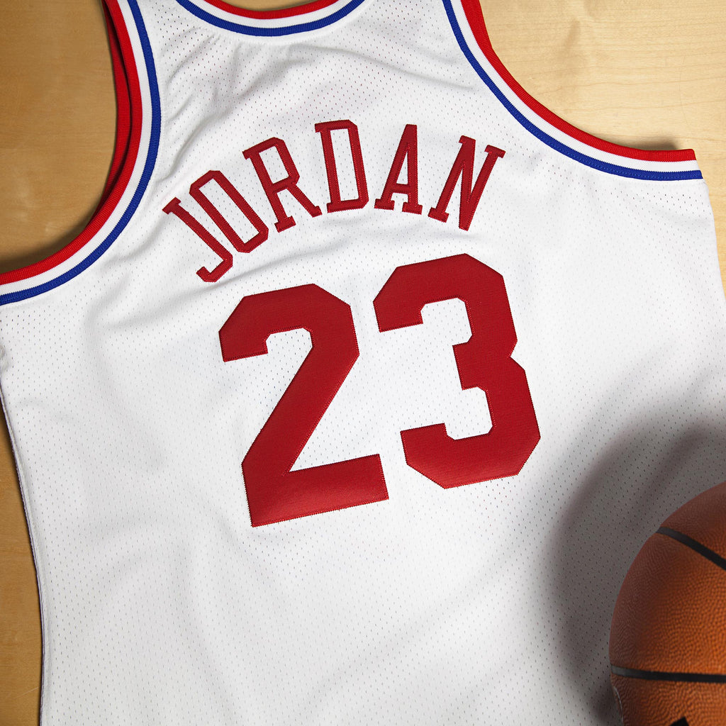 Michael Jordan Chicago Bulls 1991 All-Star East Authentic Jersey - White - Mens
