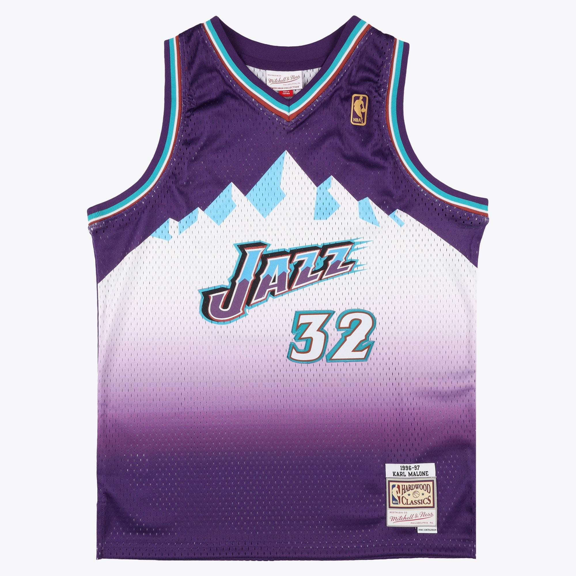 Karl Malone Utah Jazz Swingman Road Jersey - Youth
