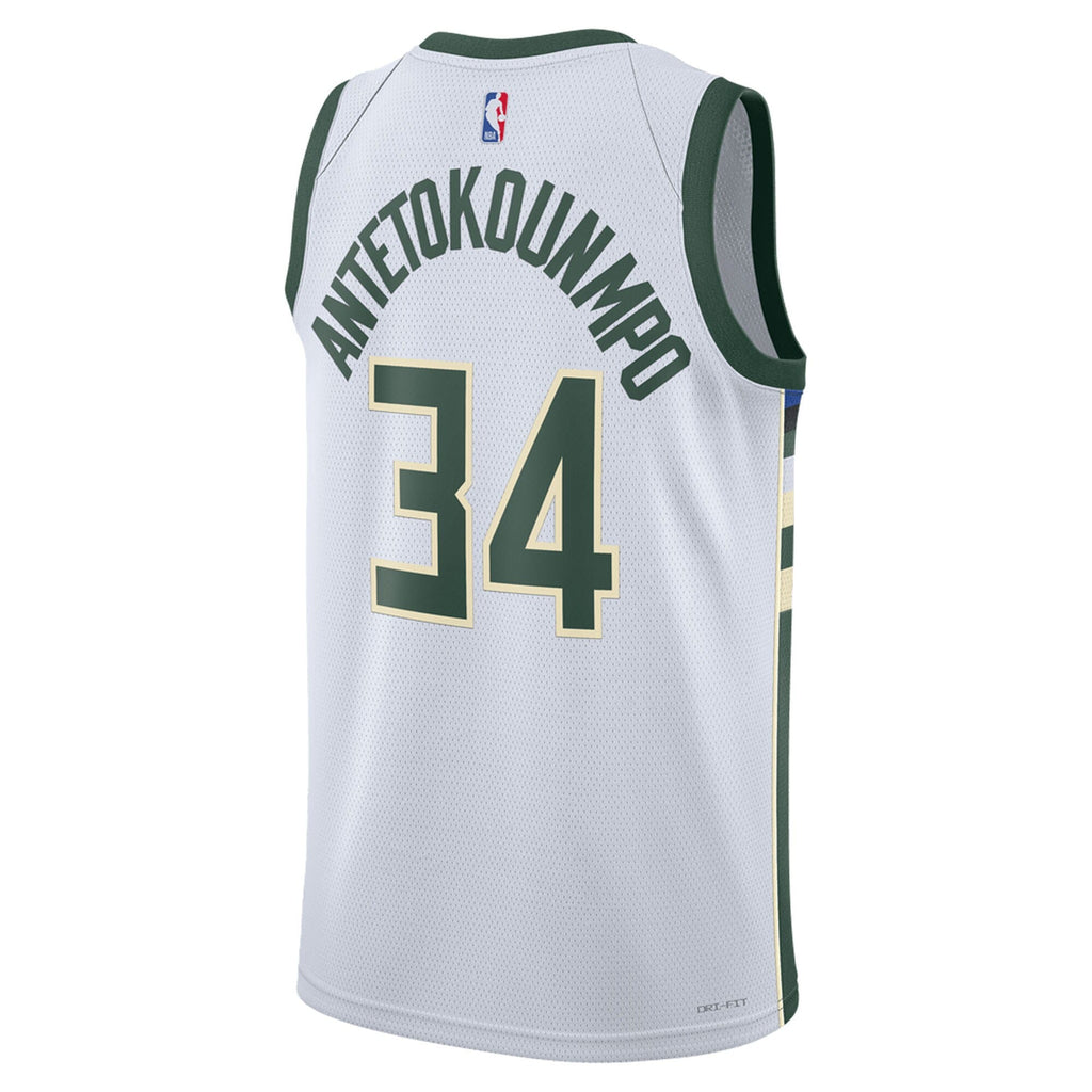 Giannis Antetokounmpo Milwaukee Bucks Swingman Association Jersey