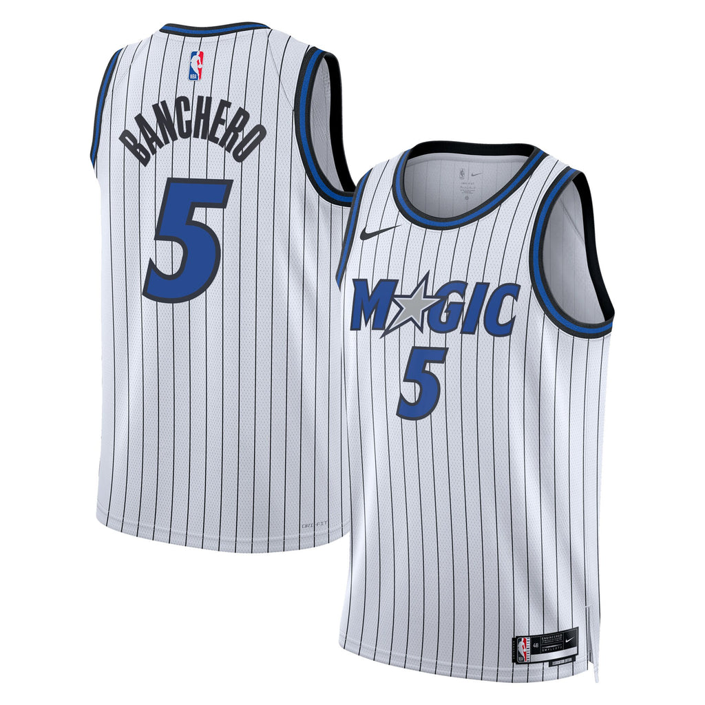 Paolo Banchero Orlando Magic Association Edition Replica Swingman Jersey - White - Unisex