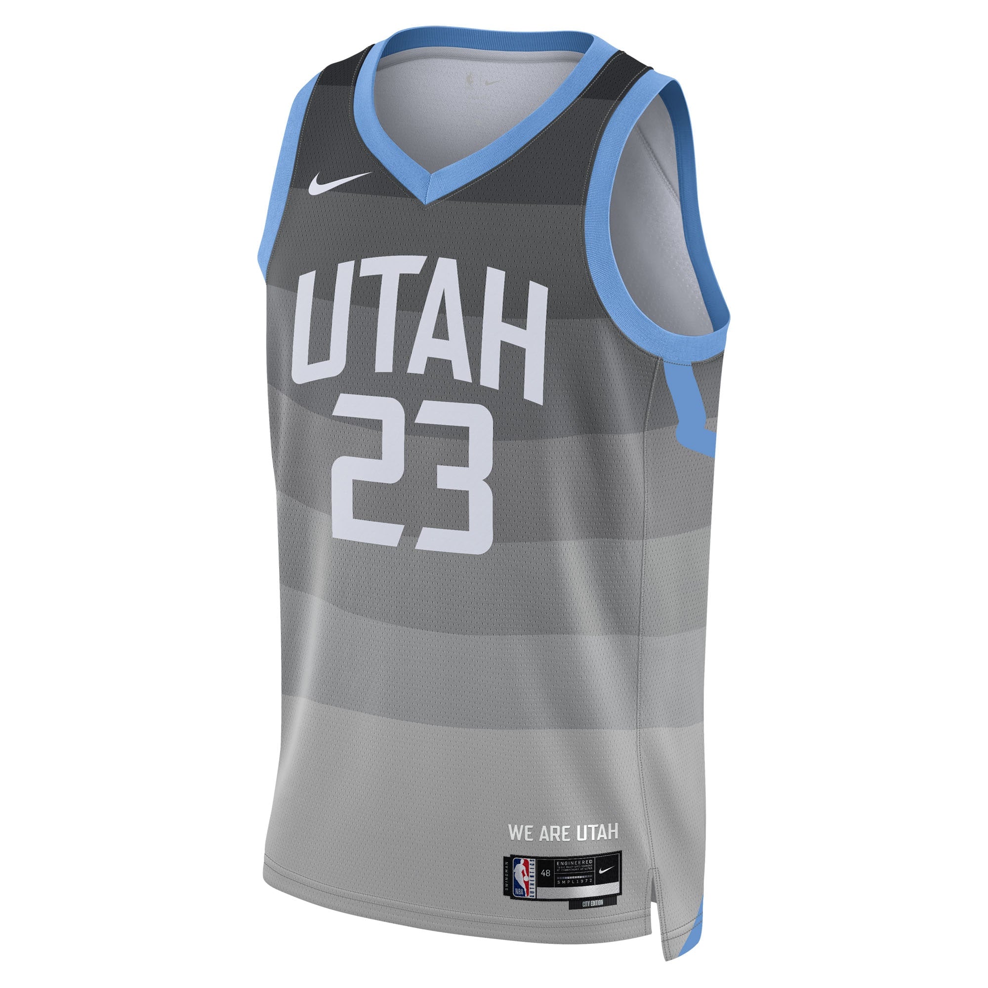 Lauri Markkanen Utah Jazz 2025/26 City Edition Swingman Jersey - Gray - Unisex