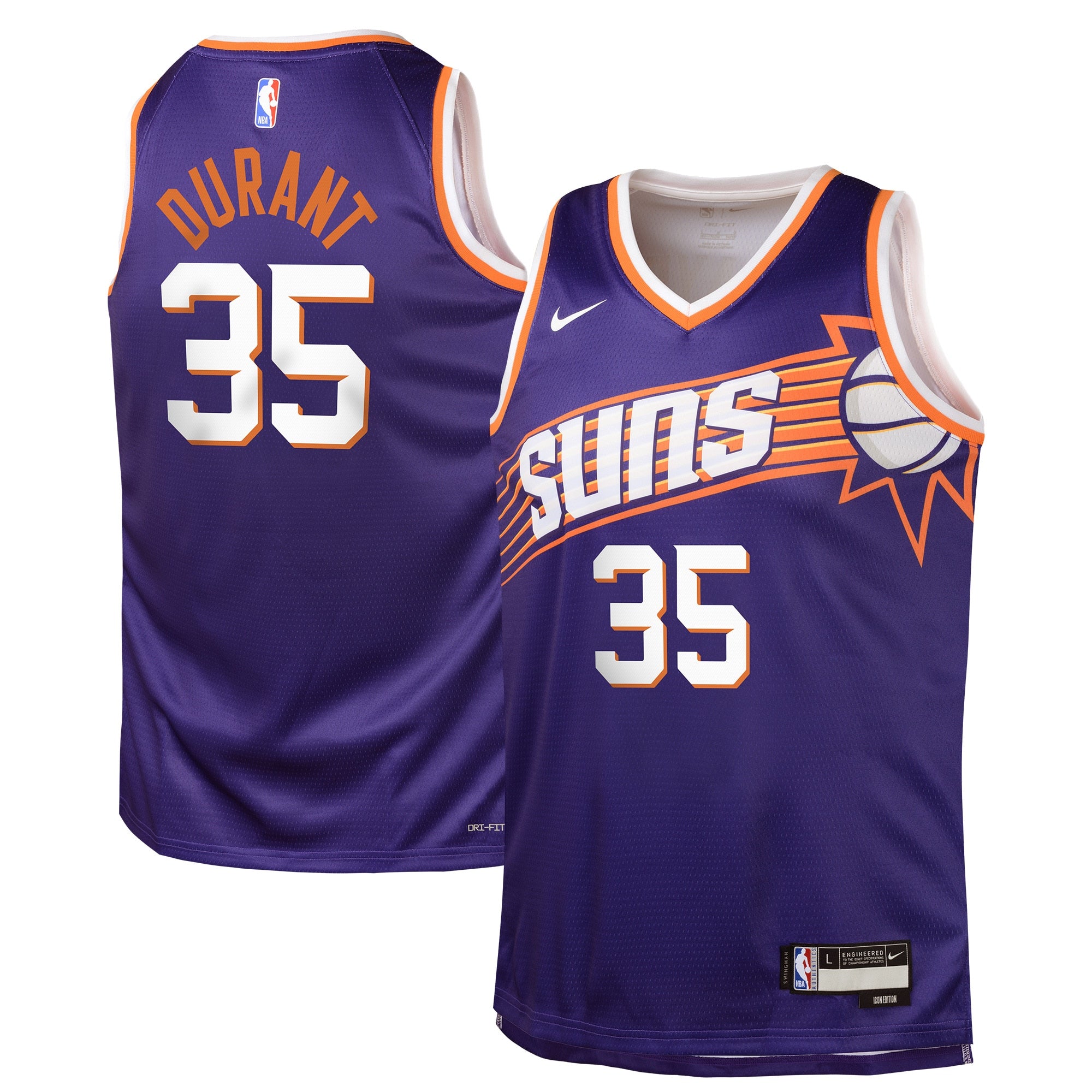 Kevin Durant Phoenix Suns Swingman Icon Jersey - Youth