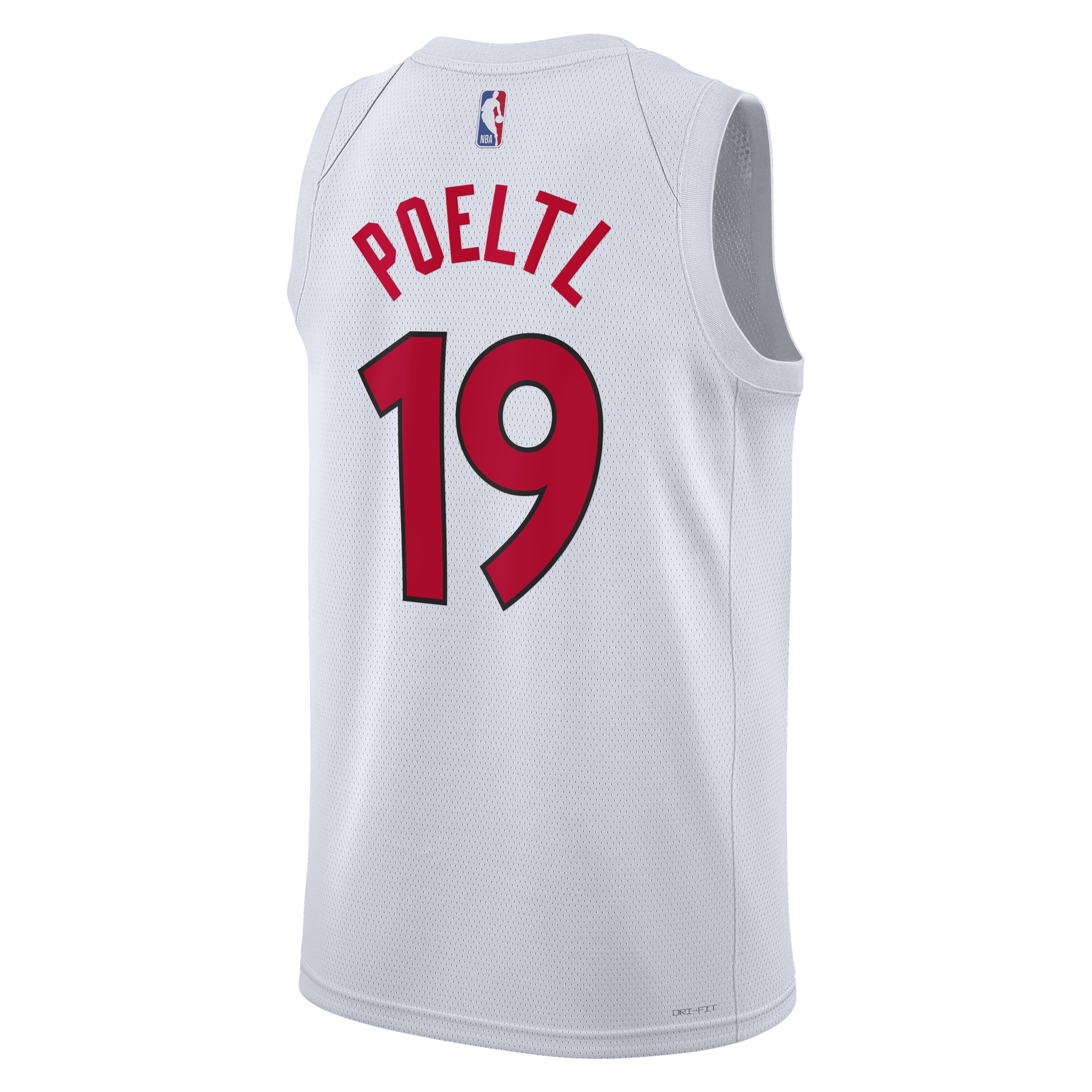 Jakob Poeltl Toronto Raptors Association Edition Swingman Jersey - White - Unisex