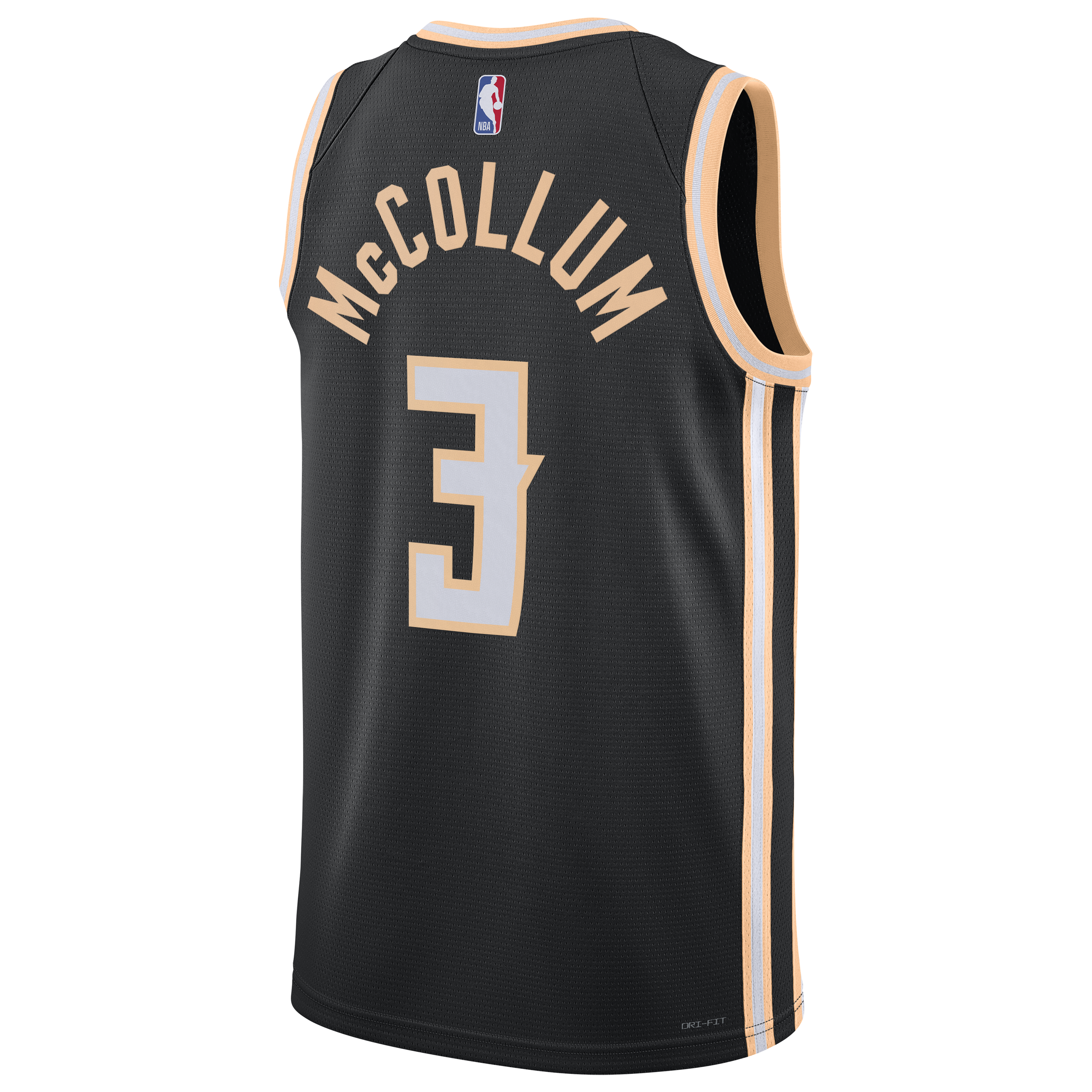 CJ McCollum Atlanta Hawks 2025/26 City Edition Swingman Jersey - Black - Unisex