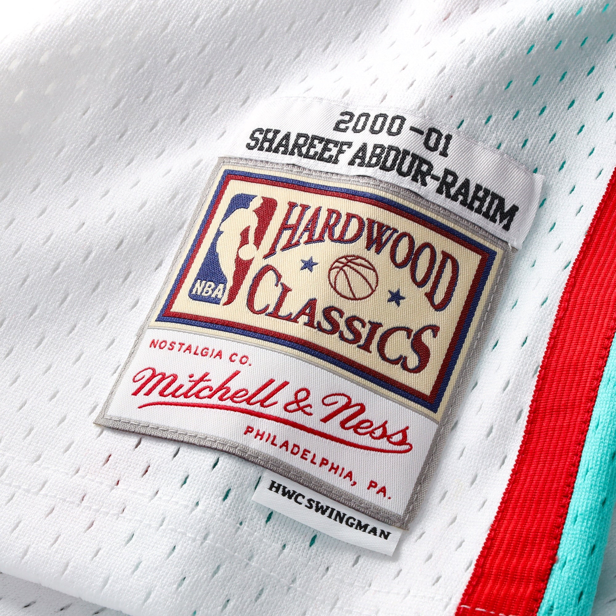Shareef Abdur-Rahim Vancouver Grizzlies 2000 Authentic Swingman Jersey - White