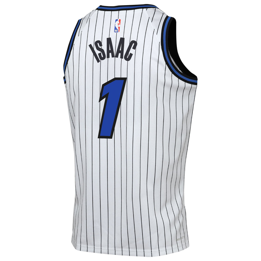 Jonathan Isaac Orlando Magic Association Edition Replica Swingman Jersey - White - Youth