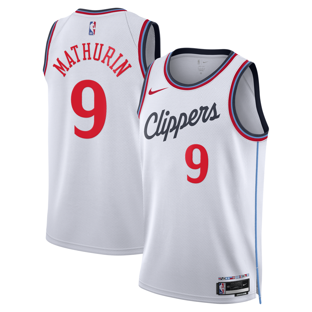 Bennedict Mathurin Los Angeles Clippers Association Edition Replica Swingman Jersey - White - Unisex